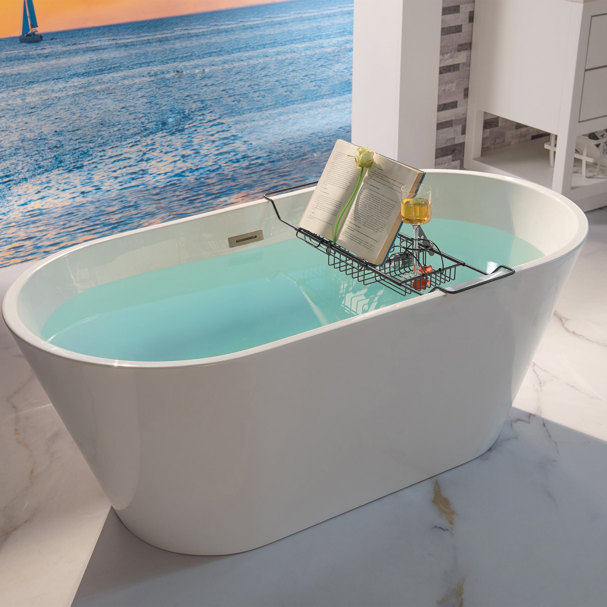 Woodbridge Bathtub Caddy Tray - Thumbnail 4