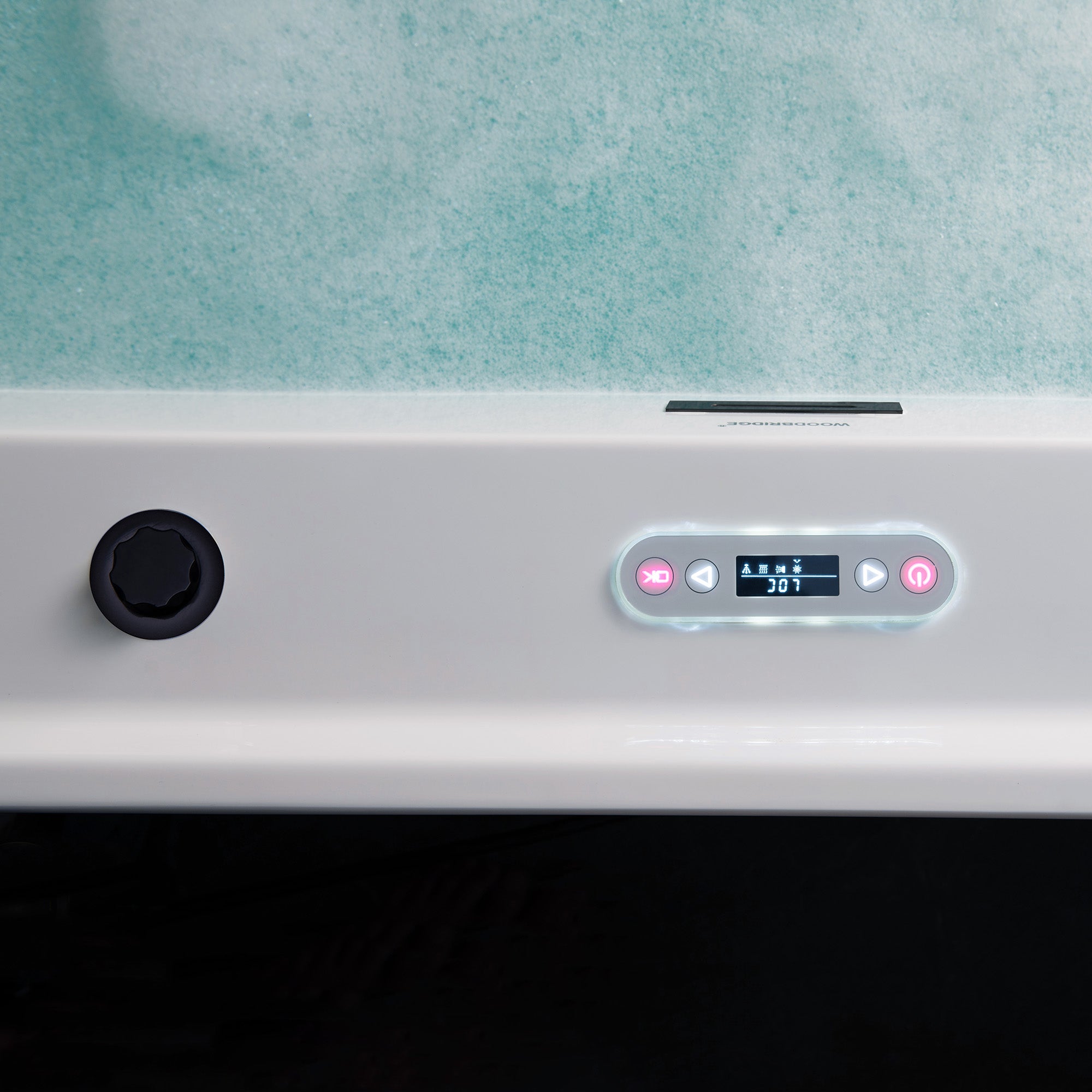 WOODBRIDGE BJ500 / BM500 72 Inch Whirlpool and Air Bath Heated Freestanding Bathtub