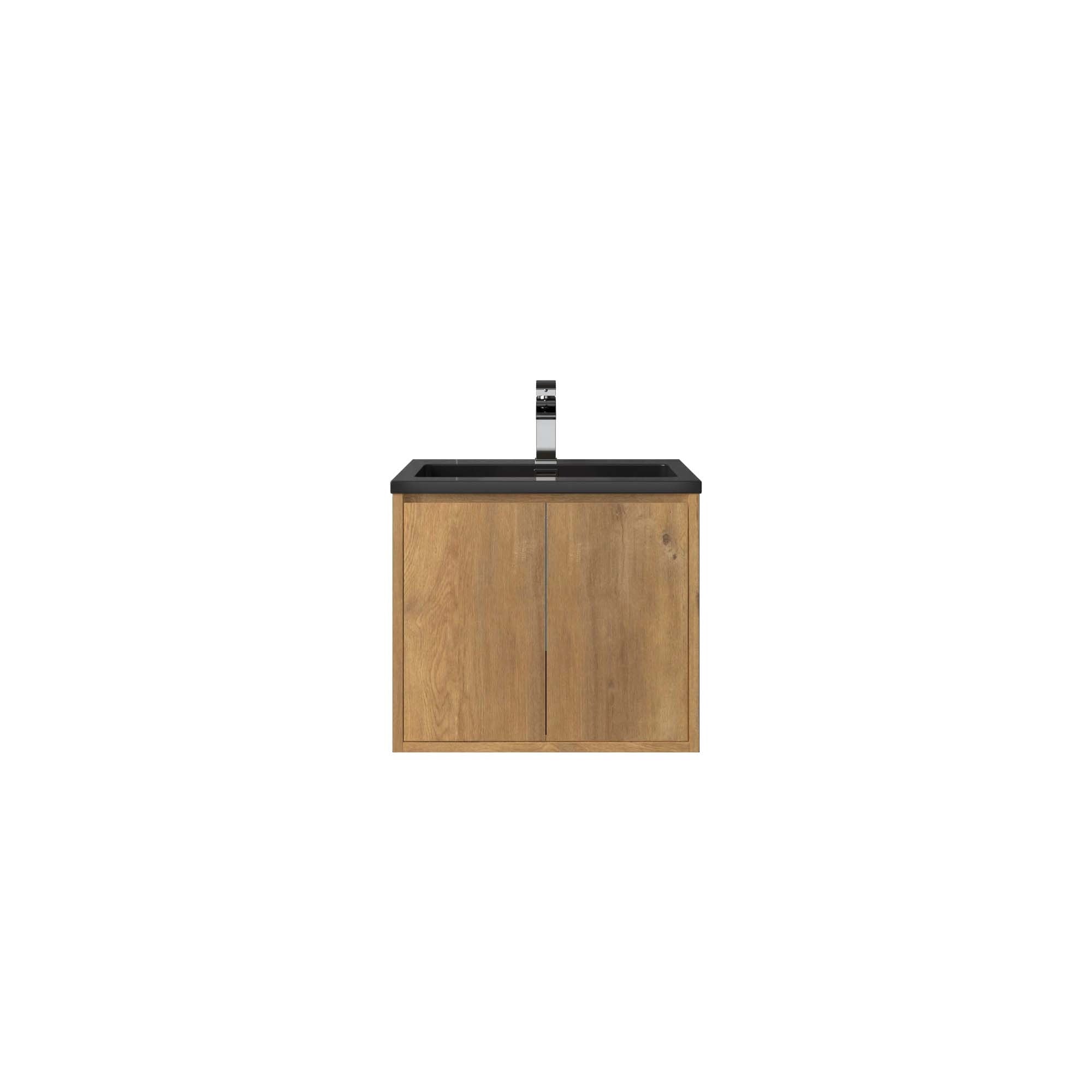 WOODBRIDGE 24 in. W x 19 in. D Bathroom Vanity in Rose Wood with Quartz Sand Composite Vanity Top
