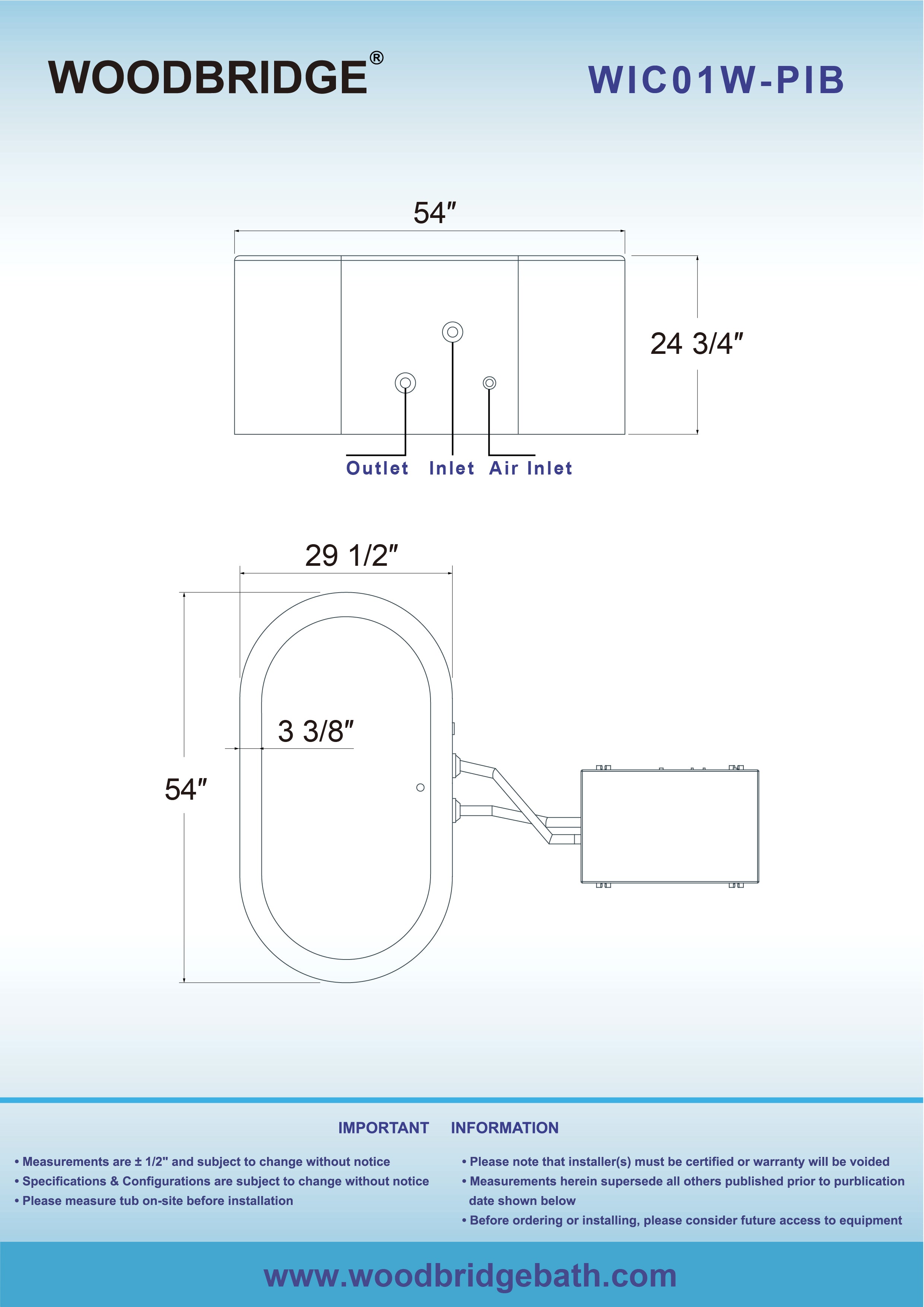 WOODBRIDGE Inflatable Cold Plunge Tub with 1 HP Cooling and Heating Chiller,Filter circulation system, PVC Insulated Lid, Hand Pump and Repair Kit Included, Anti-Slid Bottom