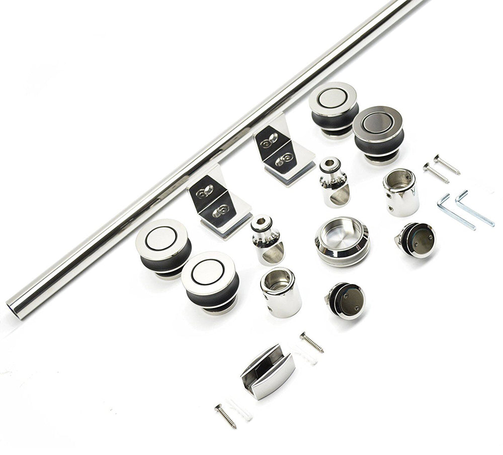 WOODBRIDGE MBSDC6076 Frameless Double Sliding Shower Door 56–60" x 76"