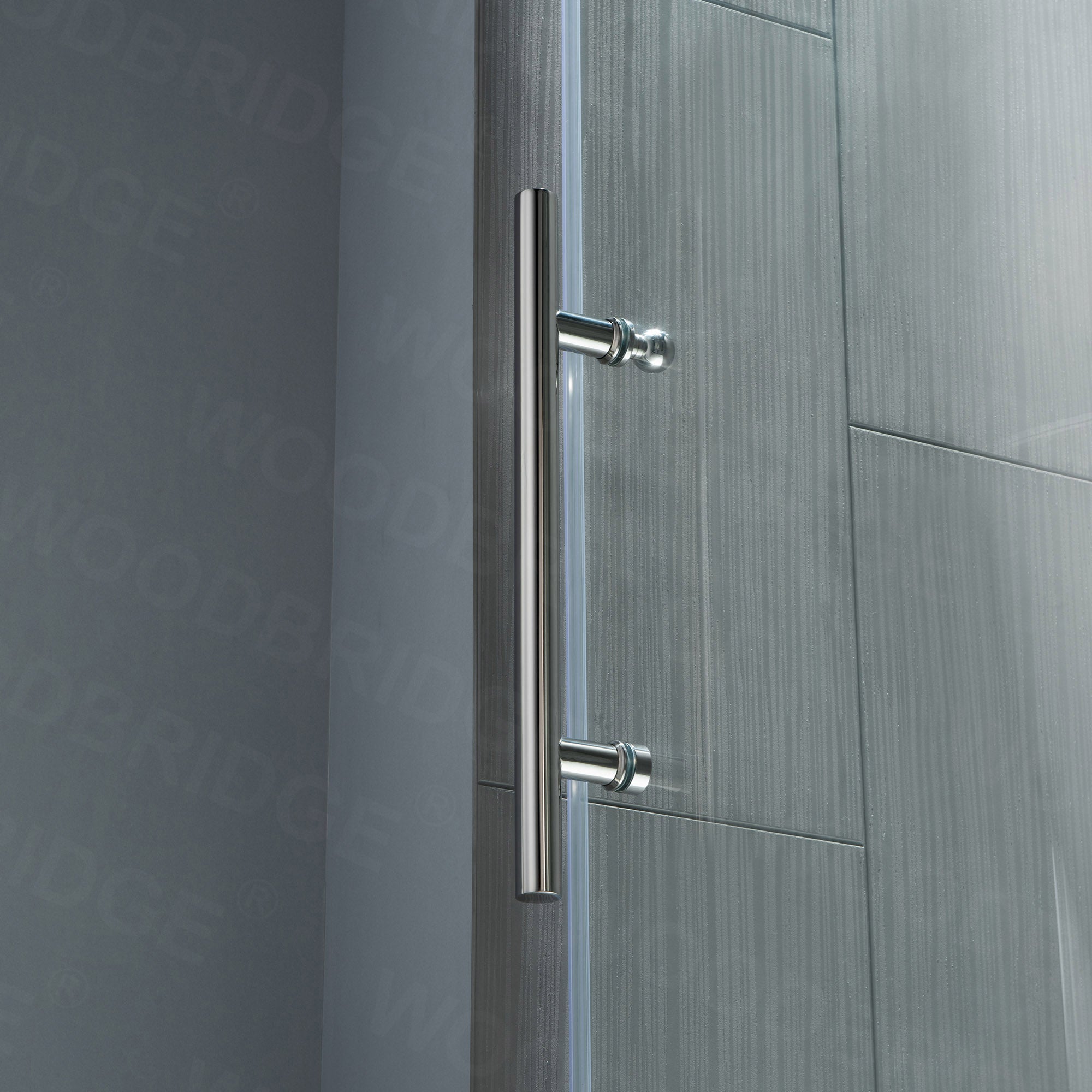 WOODBRIDGE MBSDC6076 Frameless Double Sliding Shower Door 56–60" x 76"