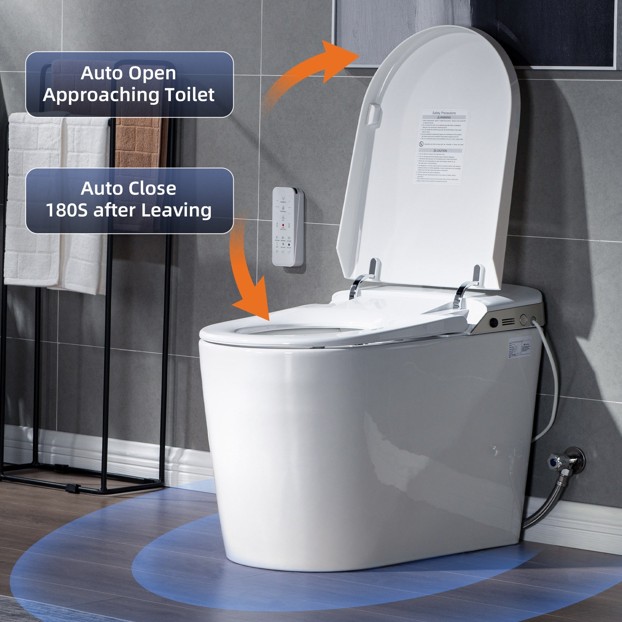 WOODBRIDGE B0980S Intelligent Smart Bidet Toilet | Auto Flush & Heated Seat