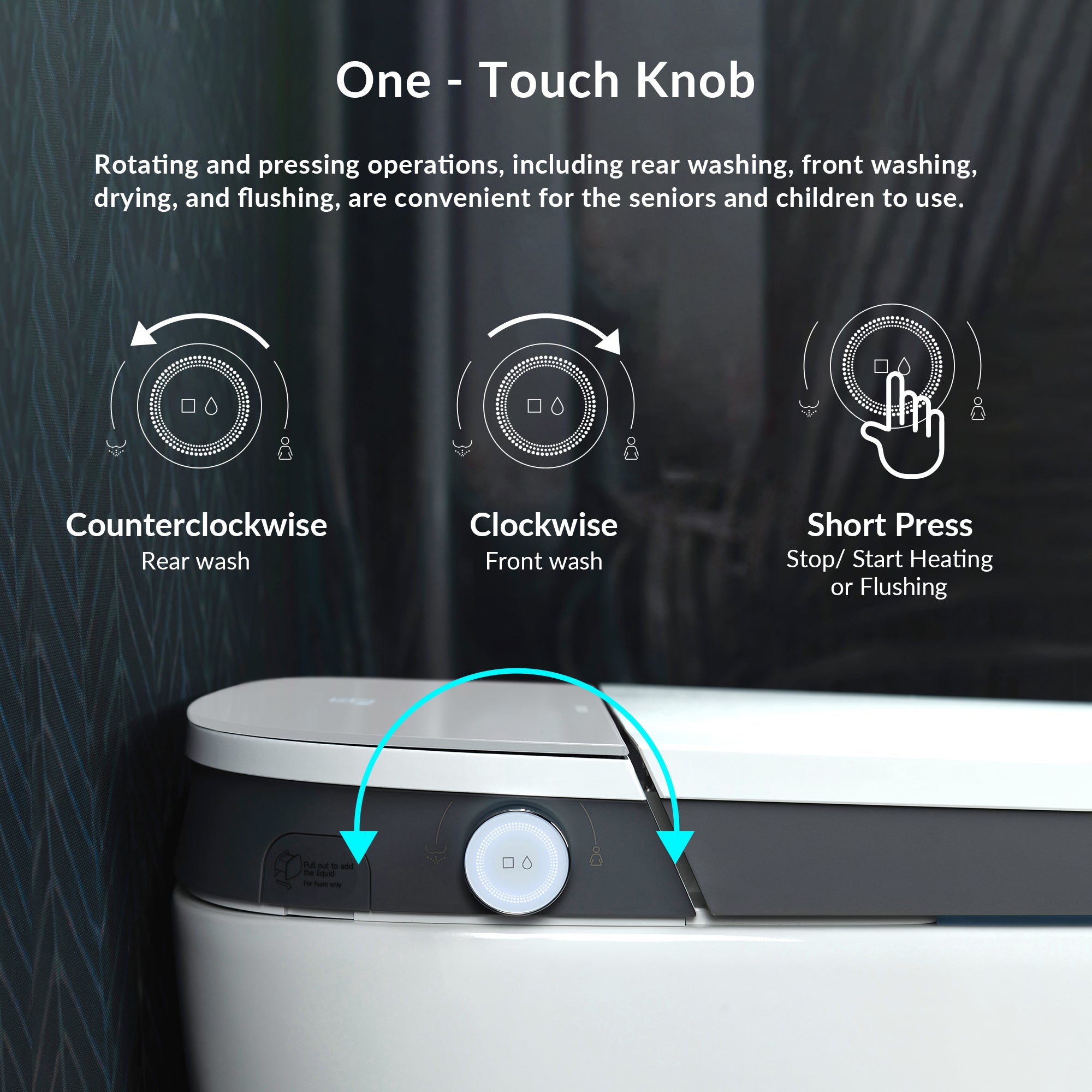 WOODBRIDGE B0931S Smart Bidet Toilet – Auto Flush, Foam Shield & ADA Height | SKU: B0931S