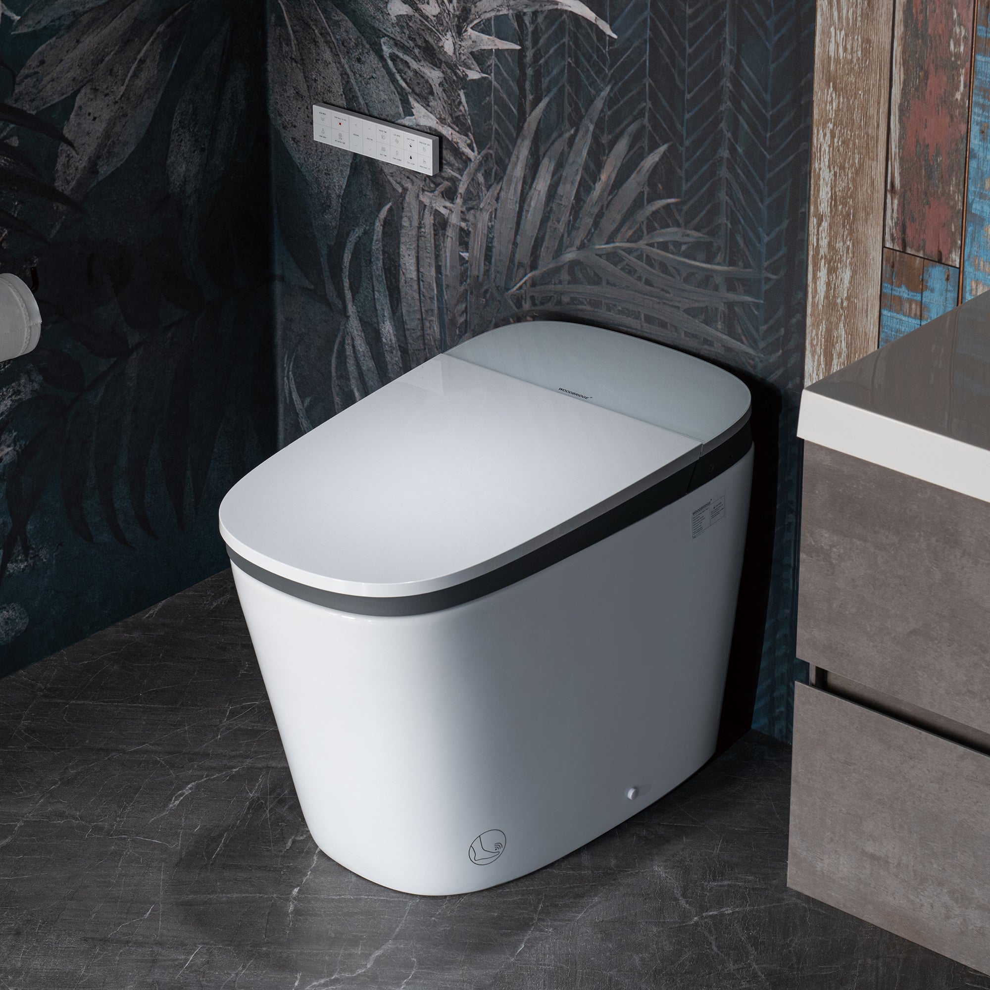 WOODBRIDGE B0931S Smart Bidet Toilet – Auto Flush, Foam Shield & ADA Height | SKU: B0931S