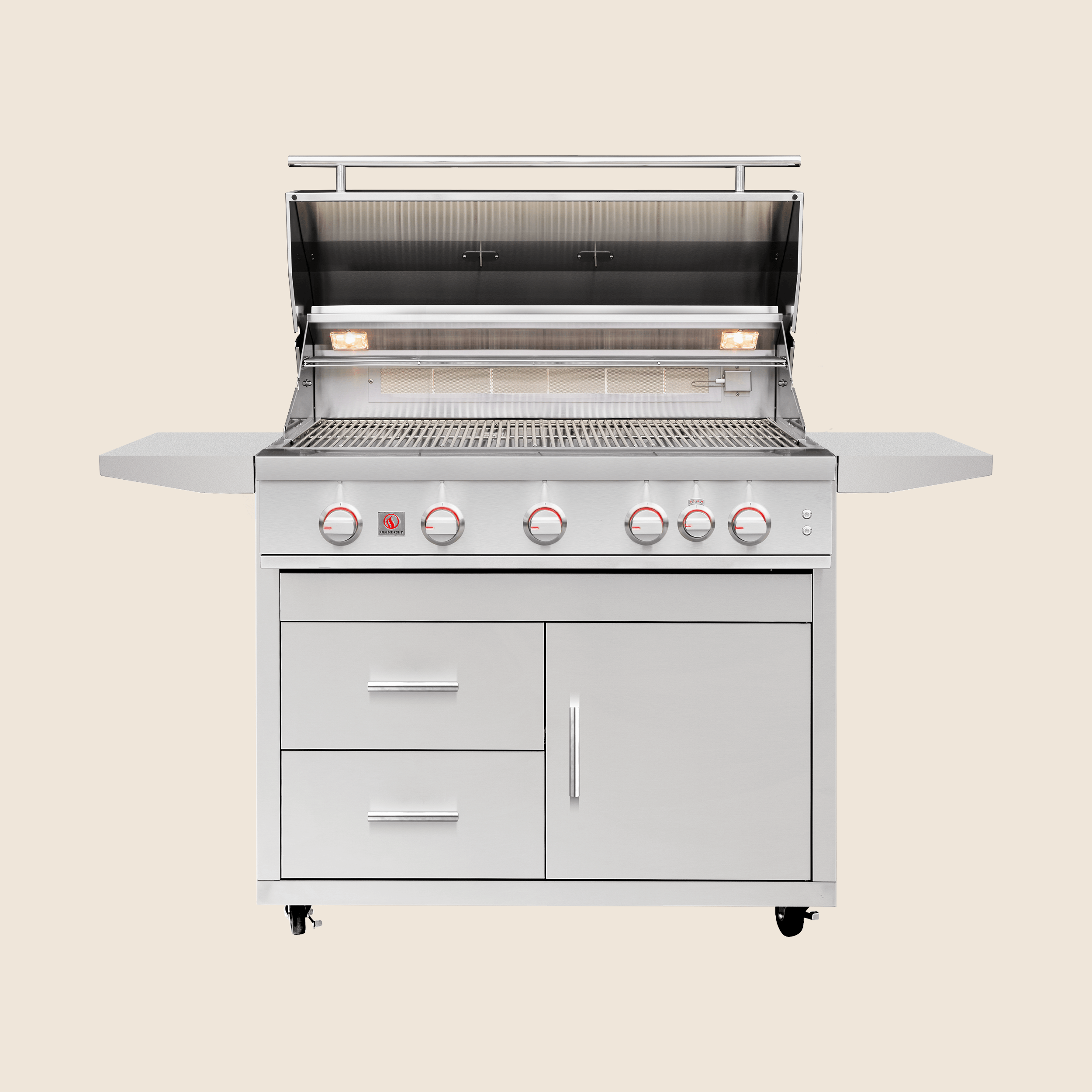 Summerset Deluxe Cart for 40" Sizzler / Sizzler Pro Grill, CART-SZR40-DC