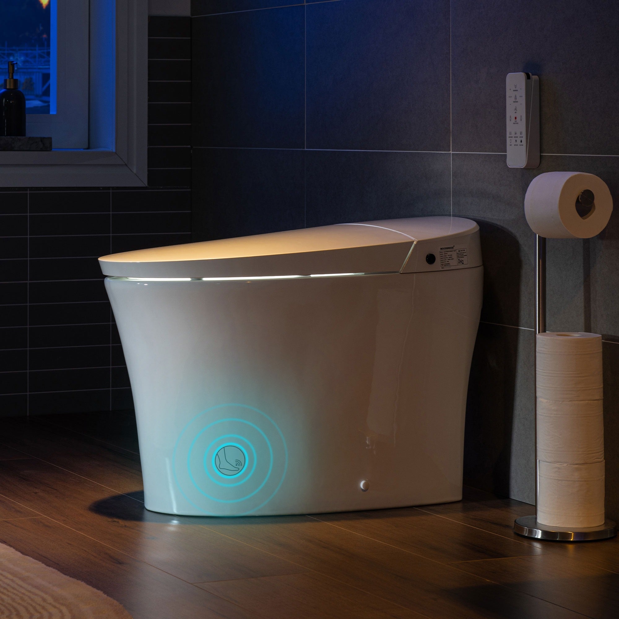 WOODBRIDGE B0970S-3.0 Smart Tankless Bidet Toilet – Auto Flush, Foot Sensor, Heated Seat