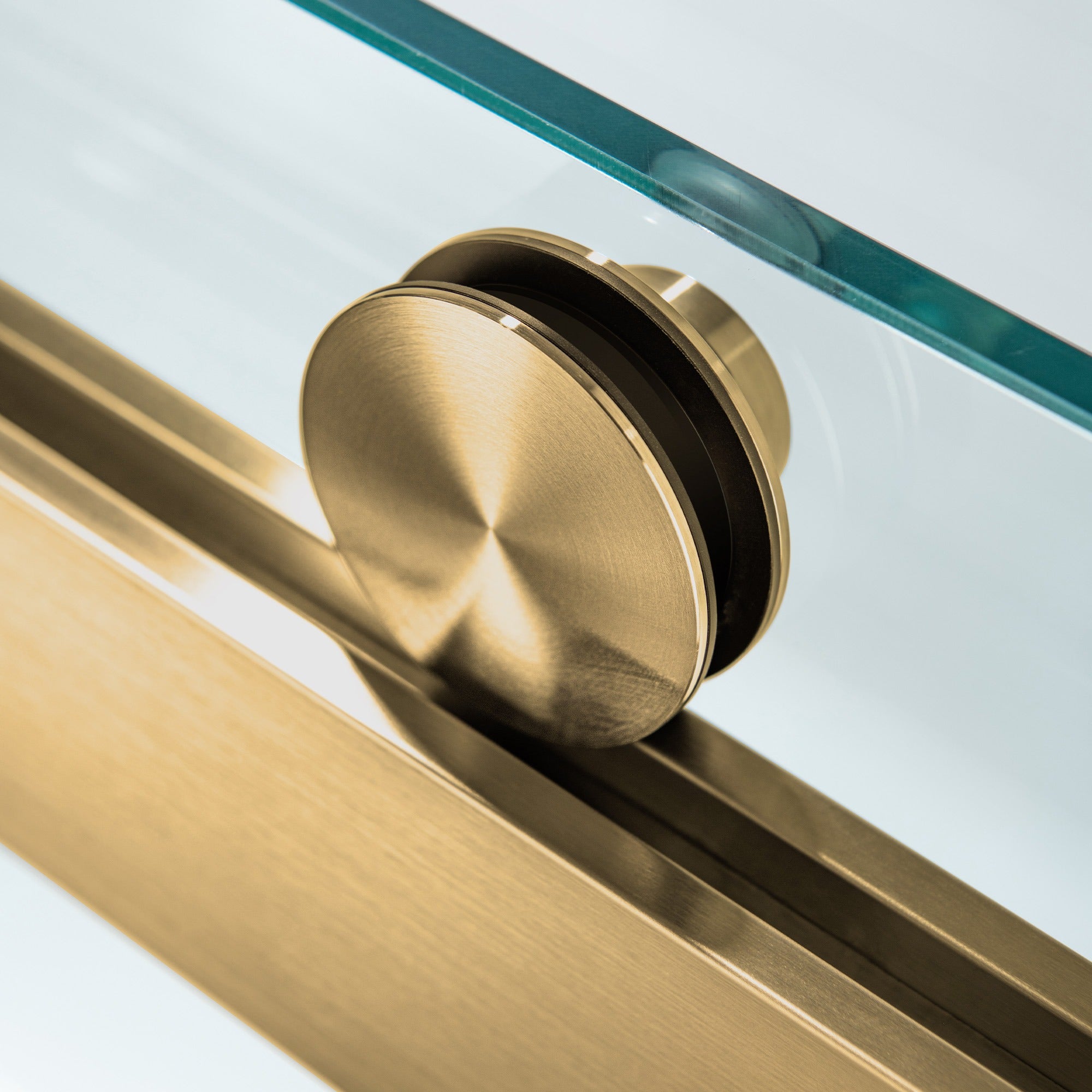 WOODBRIDGE Frameless Bathtub Shower Doors 56-60" Width x 66" Height with 5/16"(8mm) Clear Tempered Glass Double Sliding with Side Seal Strips, DDS-6066