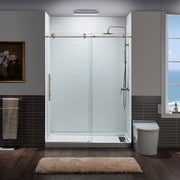 WOODBRIDGE MBSDC6076 Frameless Double Sliding Shower Door 56–60" x 76"