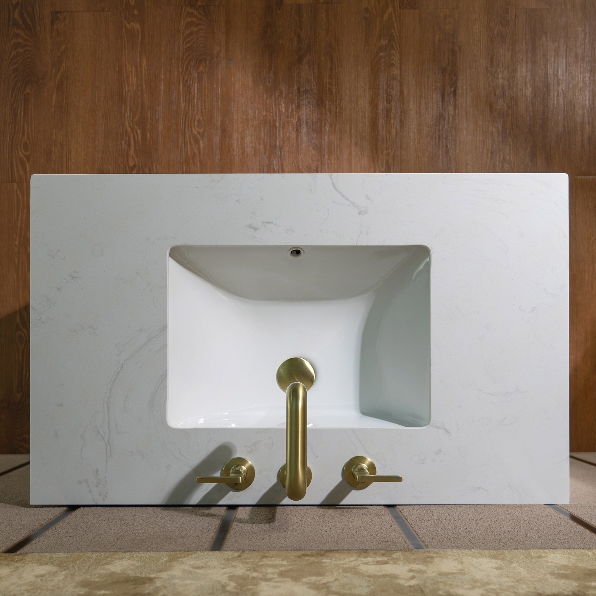 WOODBRIDGE 36"X22" Bathroom Vanity in White with Single Ceramic Undermount Sink