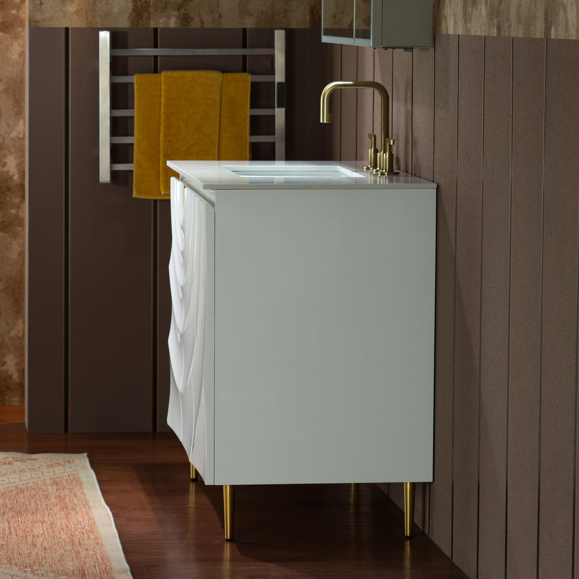 WOODBRIDGE 36"X22" Bathroom Vanity in White with Single Ceramic Undermount Sink