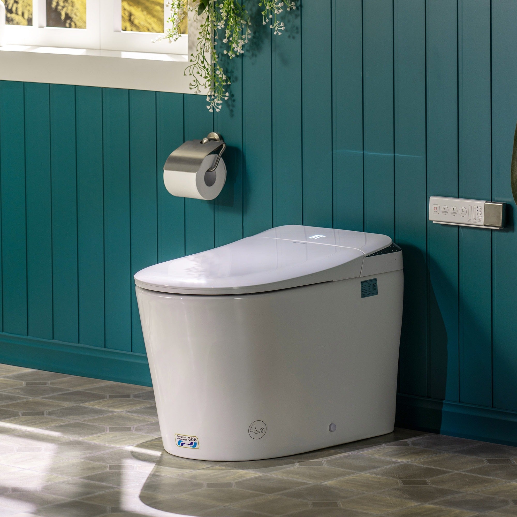 WOODBRIDGE GT073 Smart Toilet – Auto Lid, Foot Sensor, Zero Pressure GT073