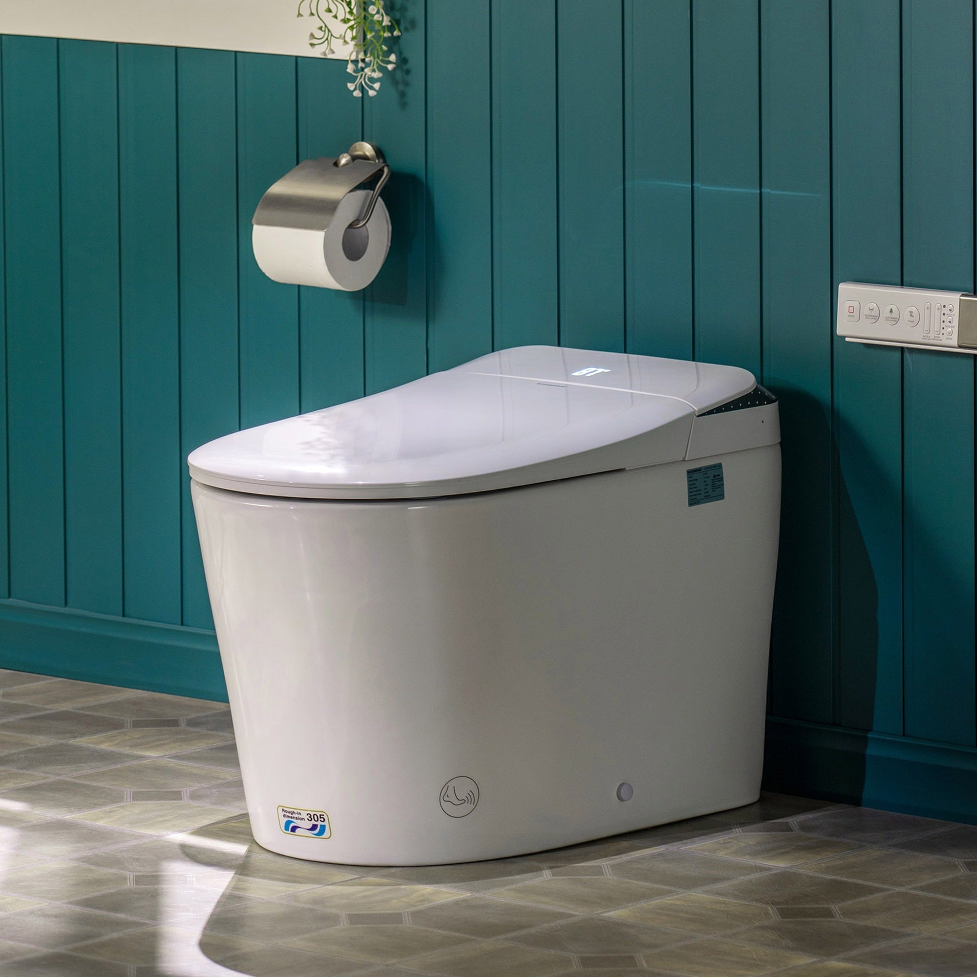 WOODBRIDGE GT073 Smart Toilet – Auto Lid, Foot Sensor, Zero Pressure GT073