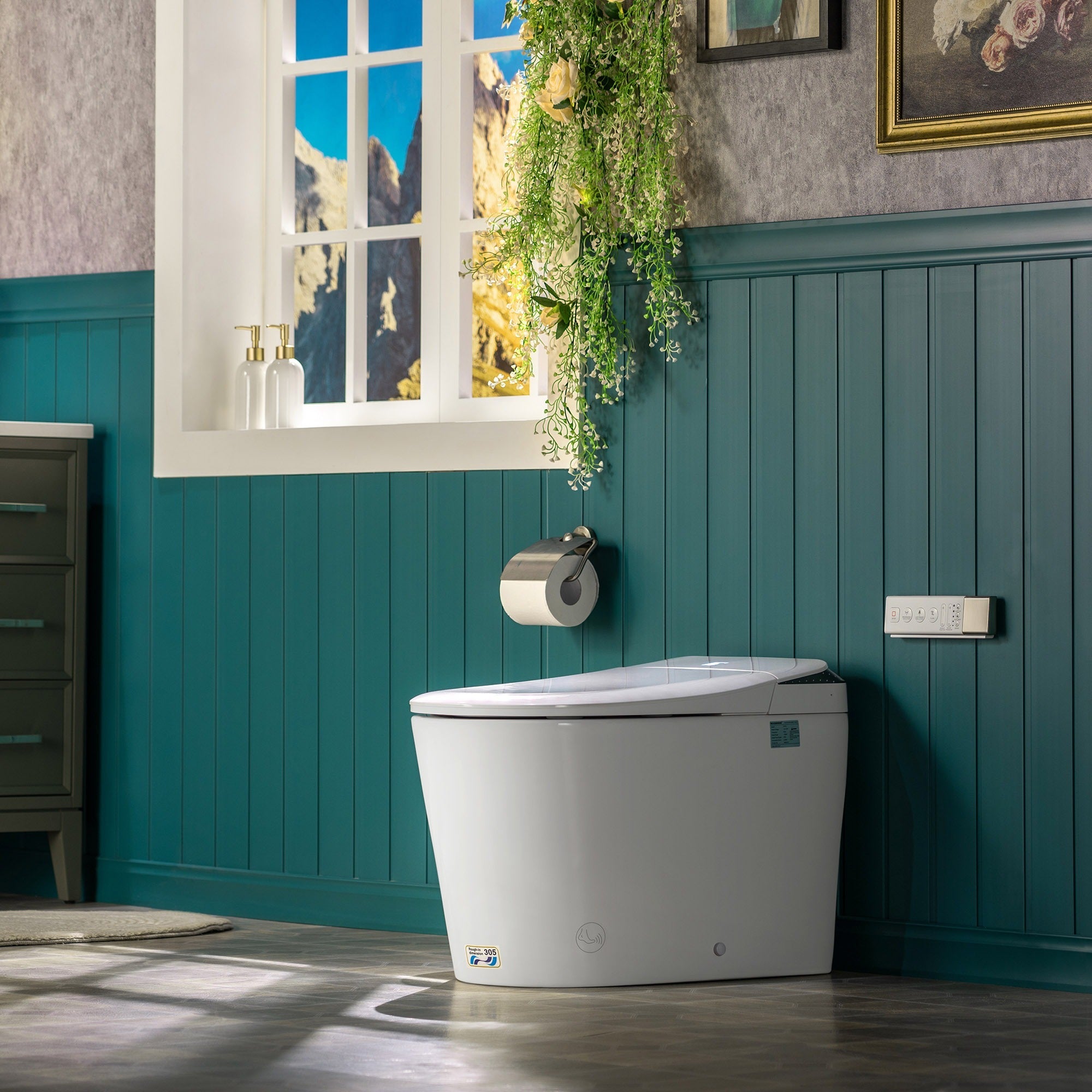 WOODBRIDGE GT073 Smart Toilet – Auto Lid, Foot Sensor, Zero Pressure GT073