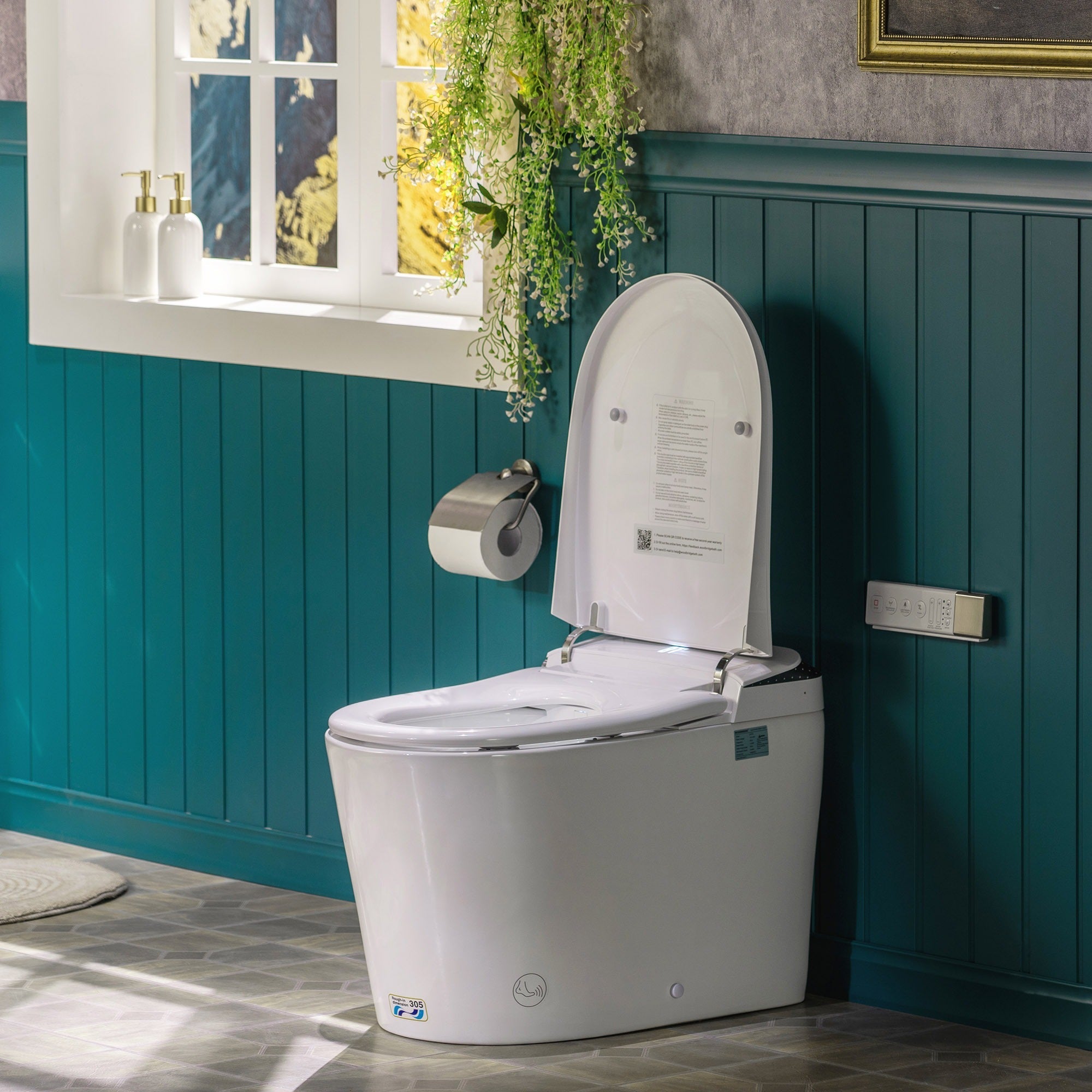 WOODBRIDGE GT073 Smart Toilet – Auto Lid, Foot Sensor, Zero Pressure GT073