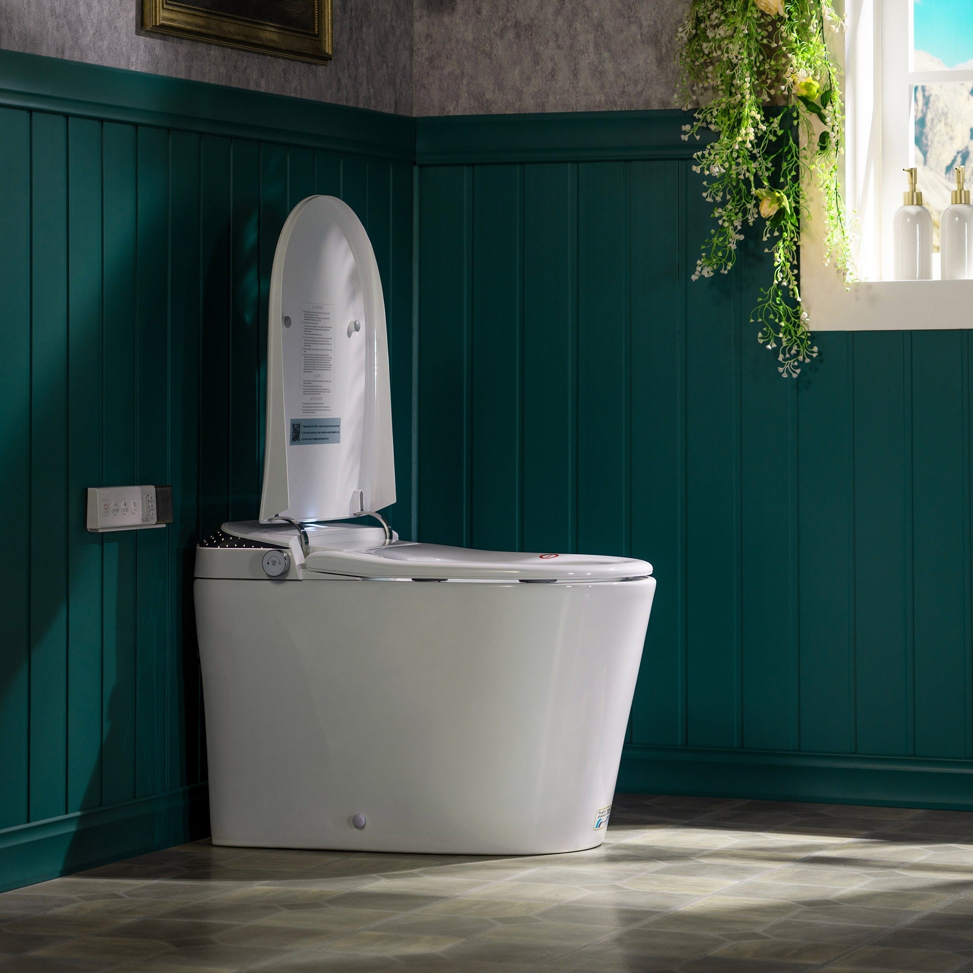 WOODBRIDGE GT073 Smart Toilet – Auto Lid, Foot Sensor, Zero Pressure GT073