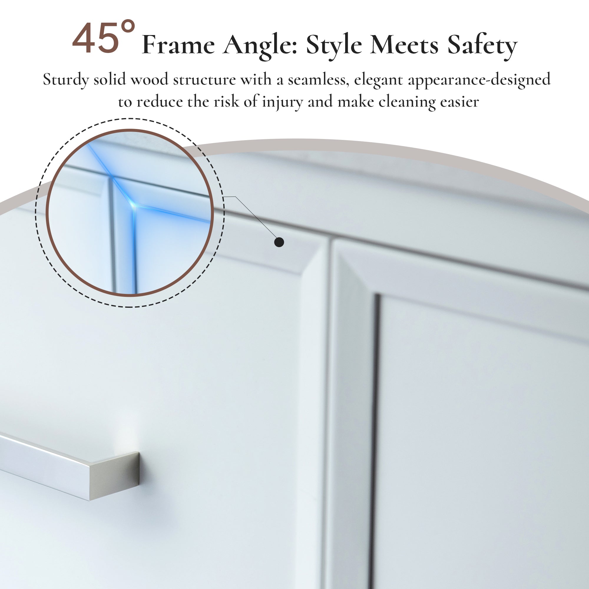WOODBRIDGE 37" White Single Sink Bathroom Vanity Engineered Stone Top, Pre-drilled for 8 in. widespread faucets, Solid Wood Frame & Drawers, Fully Assembled and Ready to Install.
