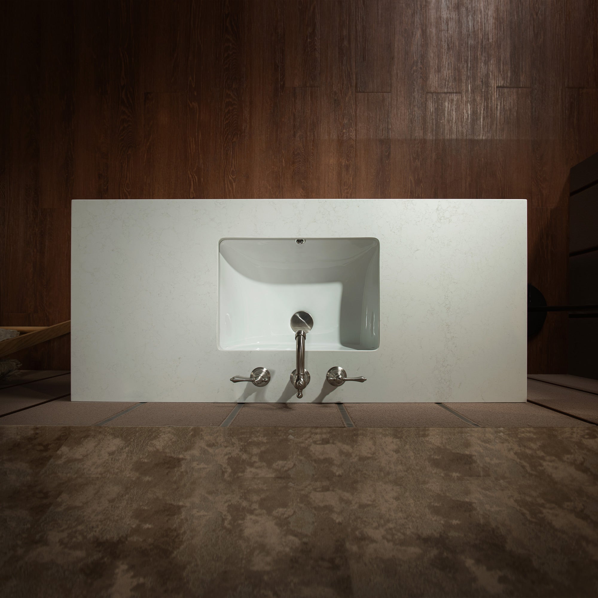 WOODBRIDGE 49" White Single Sink Bathroom Vanity Engineered Stone Top, Pre-drilled for 8 in. widespread faucets, Solid Wood Frame & Drawers, Fully Assembled and Ready to Install.