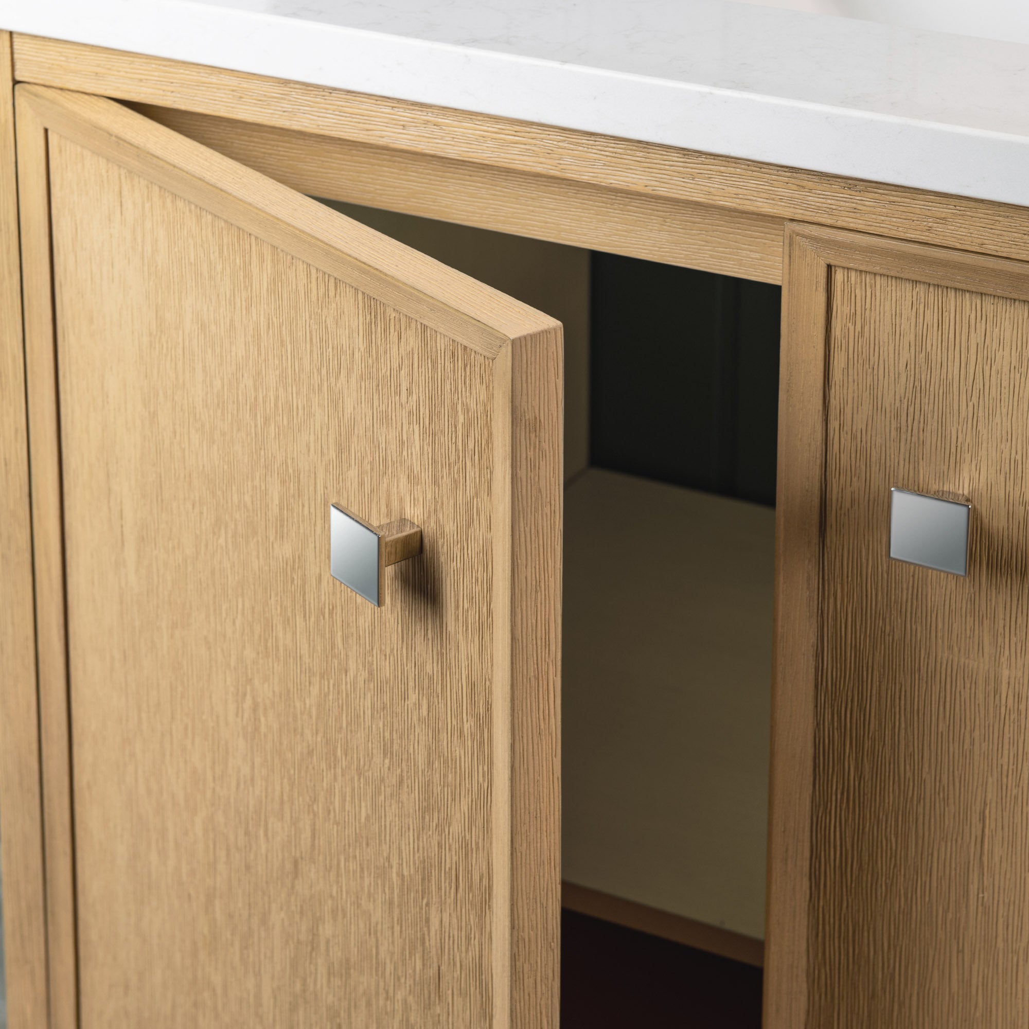 WOODBRIDGE 61" White Bathroom Vanity – Double Sink with Engineered Stone Top, Pre-drilled for 8 in. widespread faucets, Solid Wood Frame & Drawers, Fully Assembled and Ready for Installation
