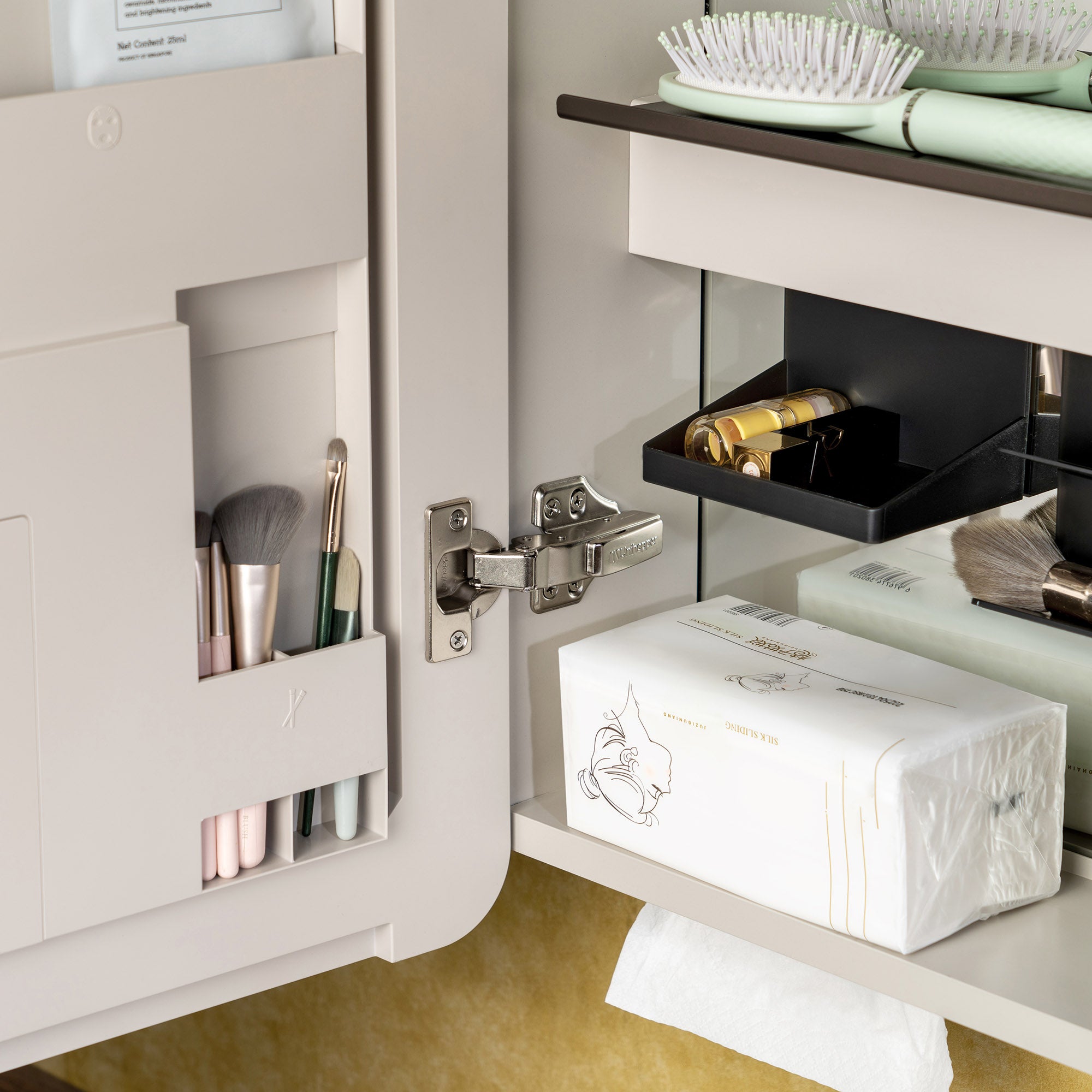 WOODBRIDGE Modern Rectangular Medicine Cabinet with Rounded Corners (30.75” W x 27.5” H) – Smart Storage, Anti-Fog Mirror, LED Lighting, Medium-Sized
