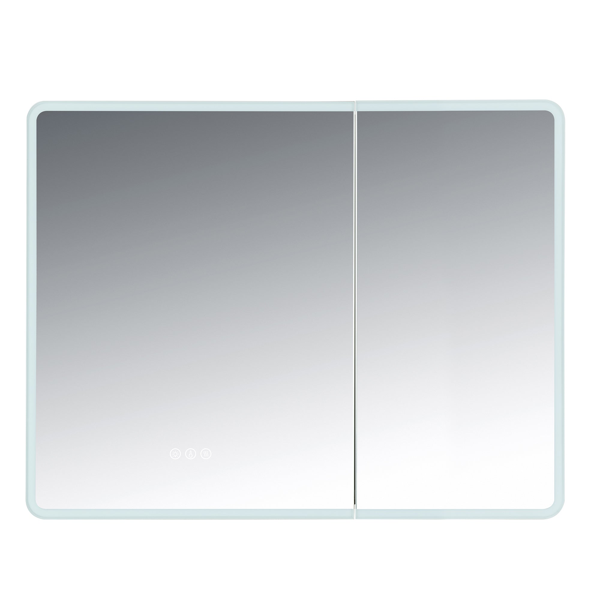 WOODBRIDGE Modern Rectangular Medicine Cabinet with Rounded Corners (30.75” W x 27.5” H) – Smart Storage, Anti-Fog Mirror, LED Lighting, Medium-Sized