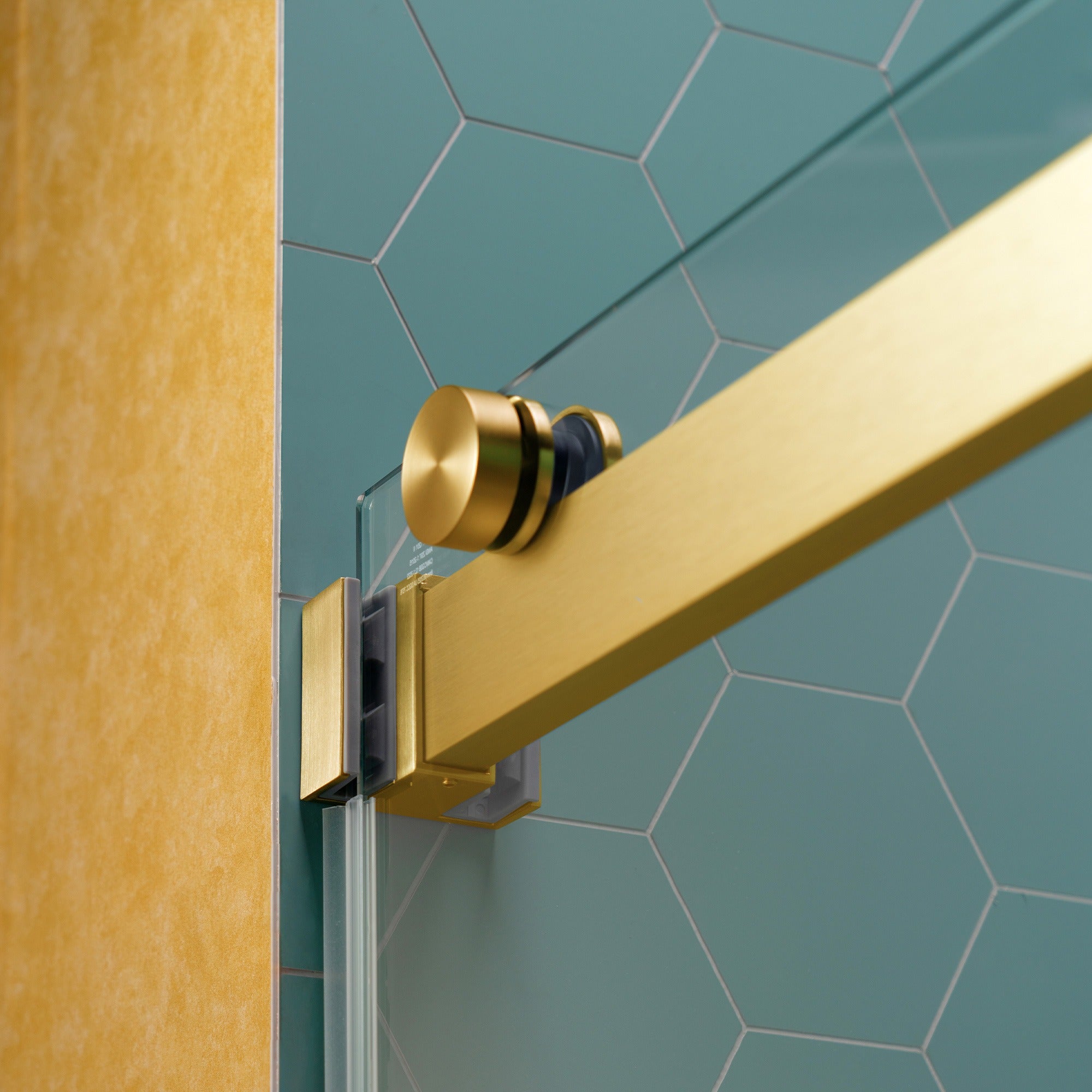 WOODBRIDGE Frameless Double Sliding Shower Door, 44-48" Width x 80"Height with 5/16"(8mm) Clear Tempered Glass, SURFK-4880