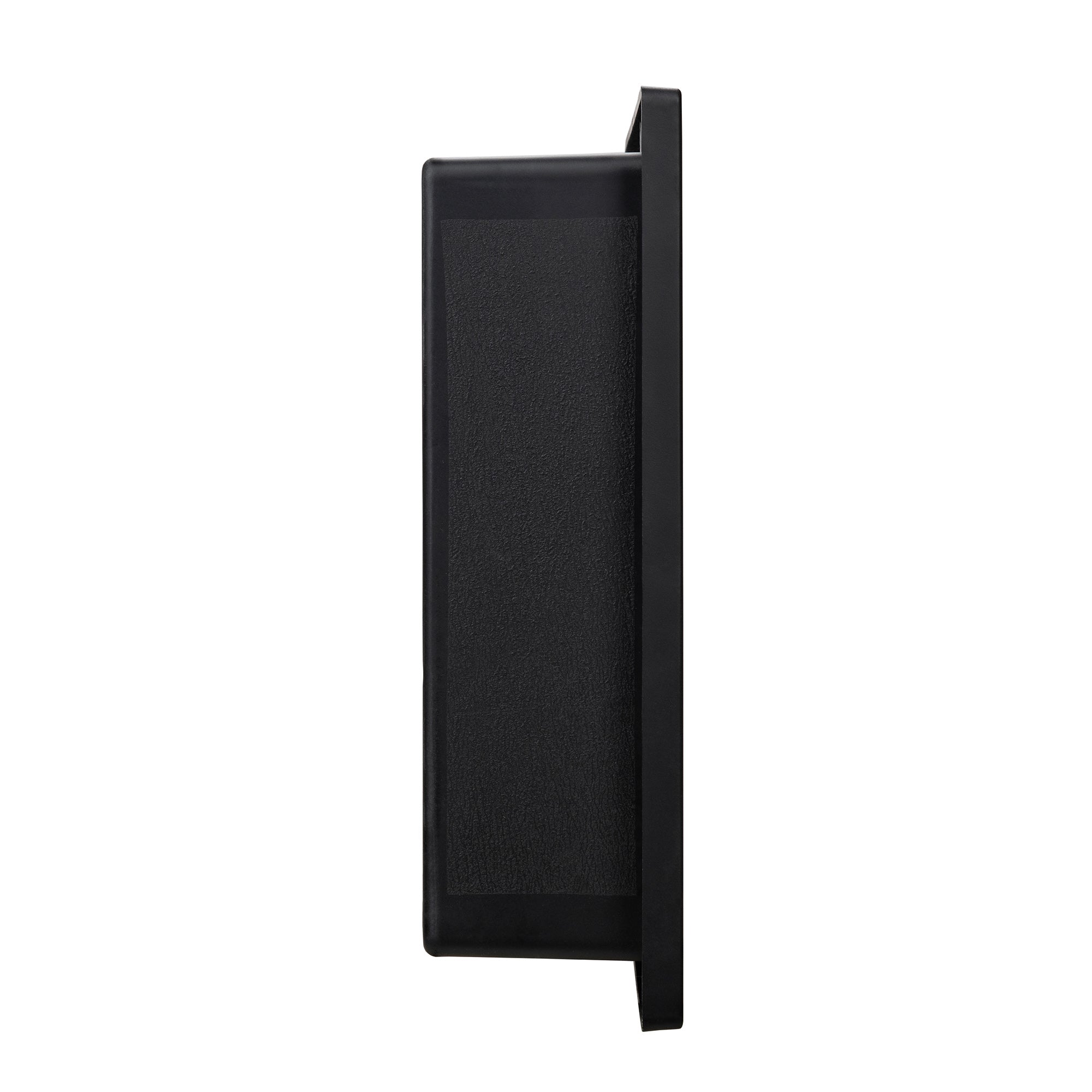 WOODBRIDGE Ready for Tile Shampoo Soap Single Niche 16" x 14", SW1614 Shelf,Black