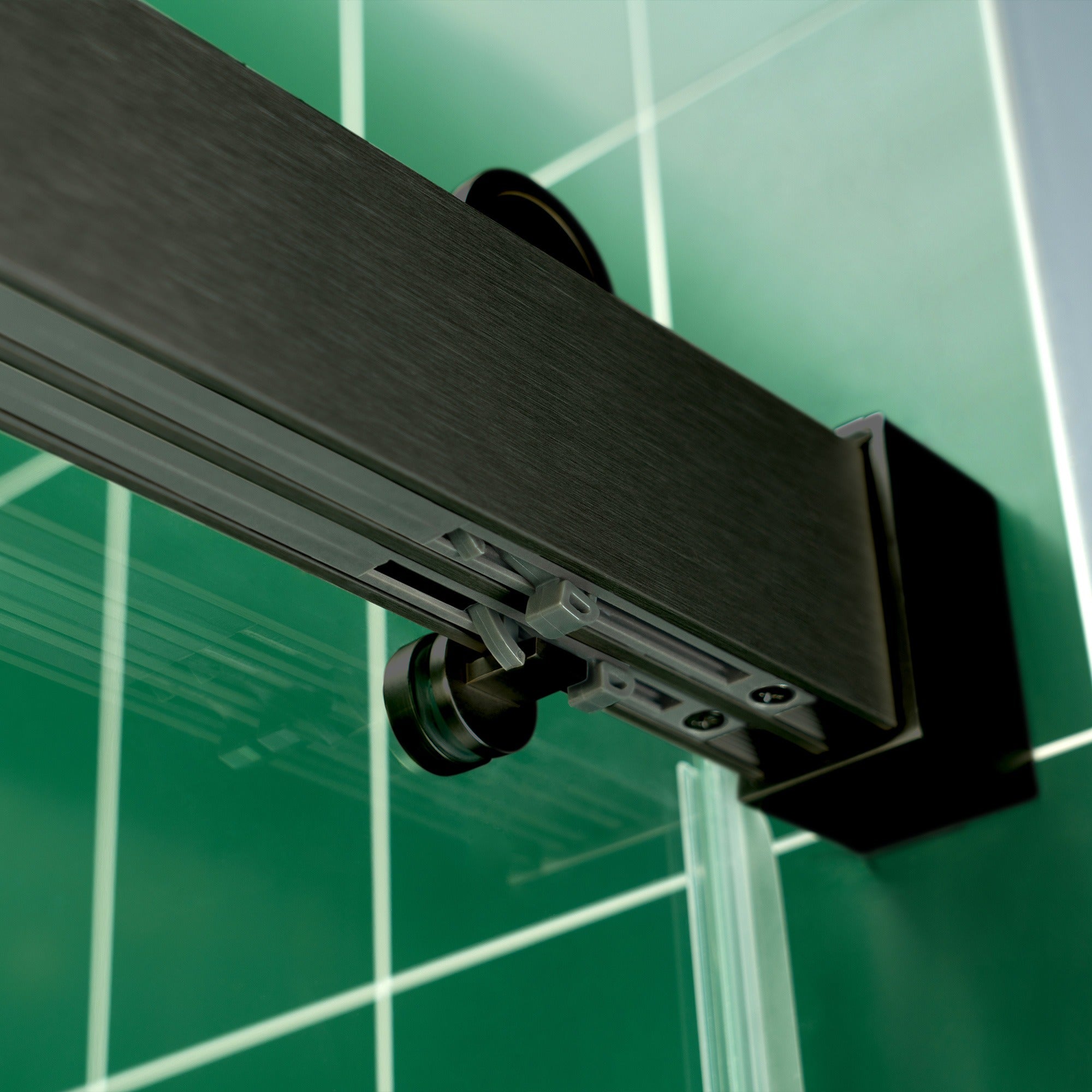 WOODBRIDGE Frameless Double Sliding Tub Door with Soft Close System, 57.5-60" Width x 62"Height with 3/8"(10mm) Clear Tempered Glass, REFT-6062