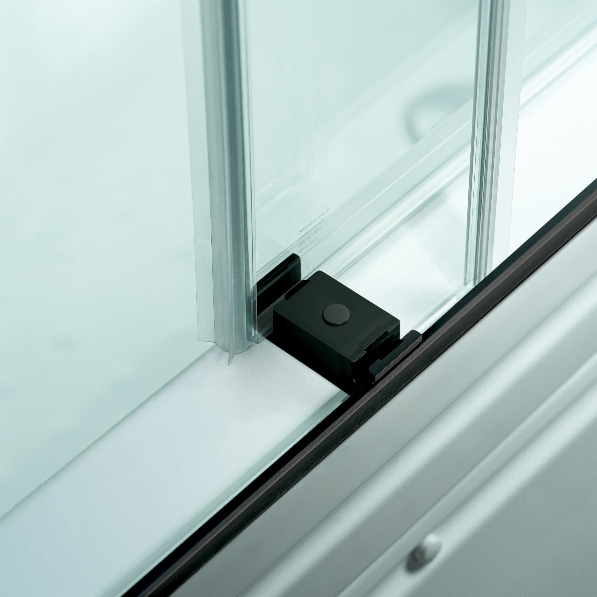 WOODBRIDGE Frameless Double Sliding Tub Door with Soft Close System, 57.5-60" Width x 62"Height with 3/8"(10mm) Clear Tempered Glass, REFT-6062