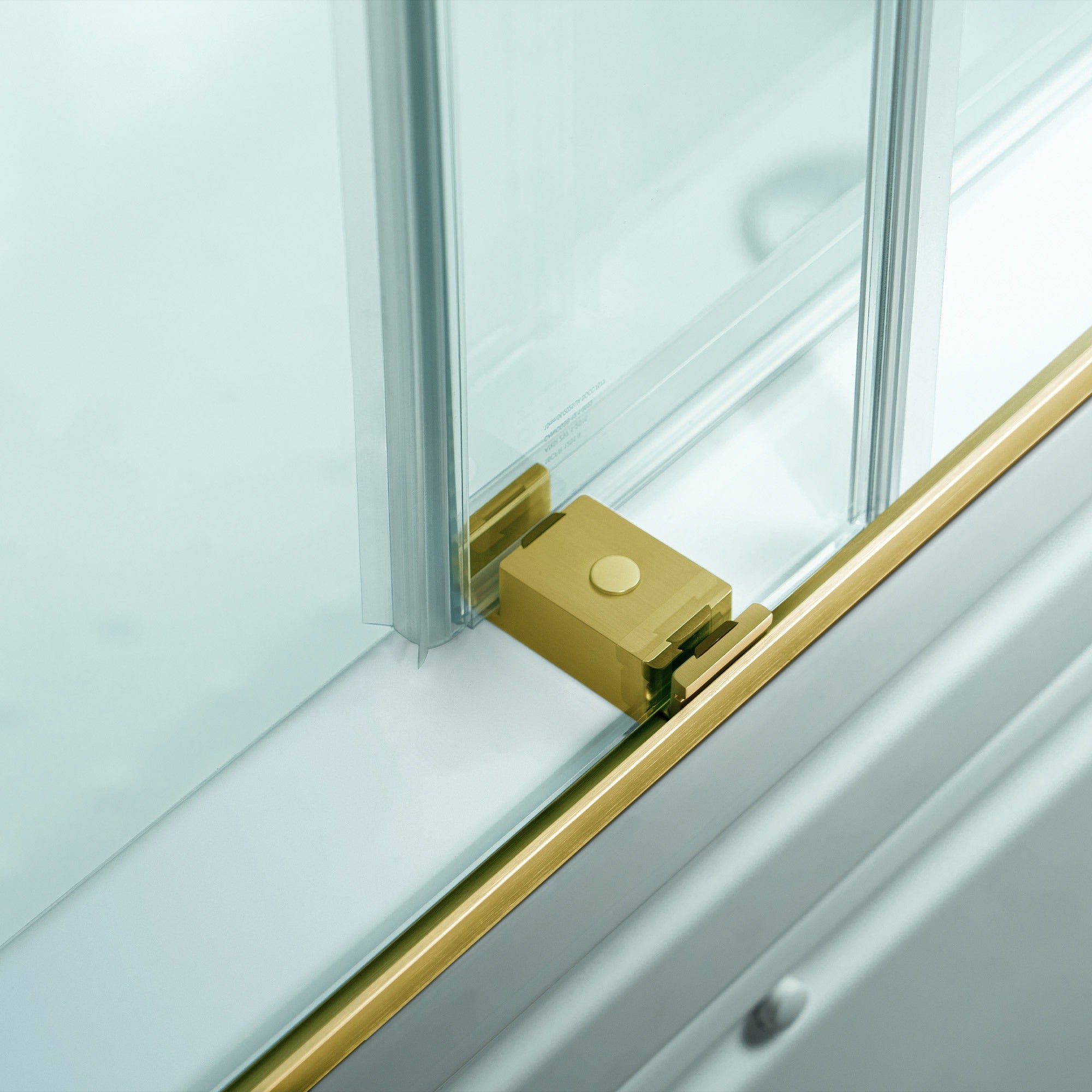 WOODBRIDGE Frameless Double Sliding Tub Door with Soft Close System, 57.5-60" Width x 62"Height with 3/8"(10mm) Clear Tempered Glass, REFT-6062