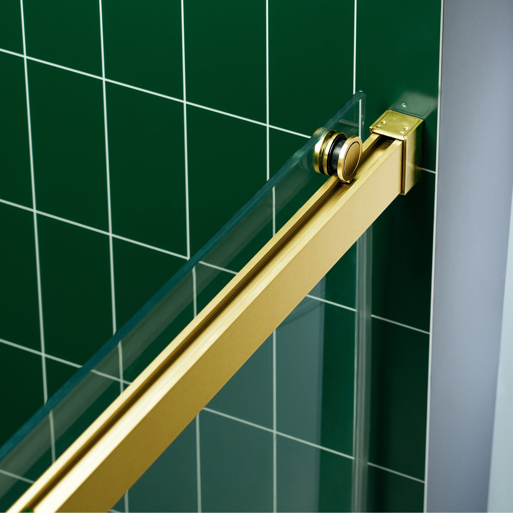 WOODBRIDGE Frameless Double Sliding Tub Door with Soft Close System, 57.5-60" Width x 62"Height with 3/8"(10mm) Clear Tempered Glass, REFT-6062