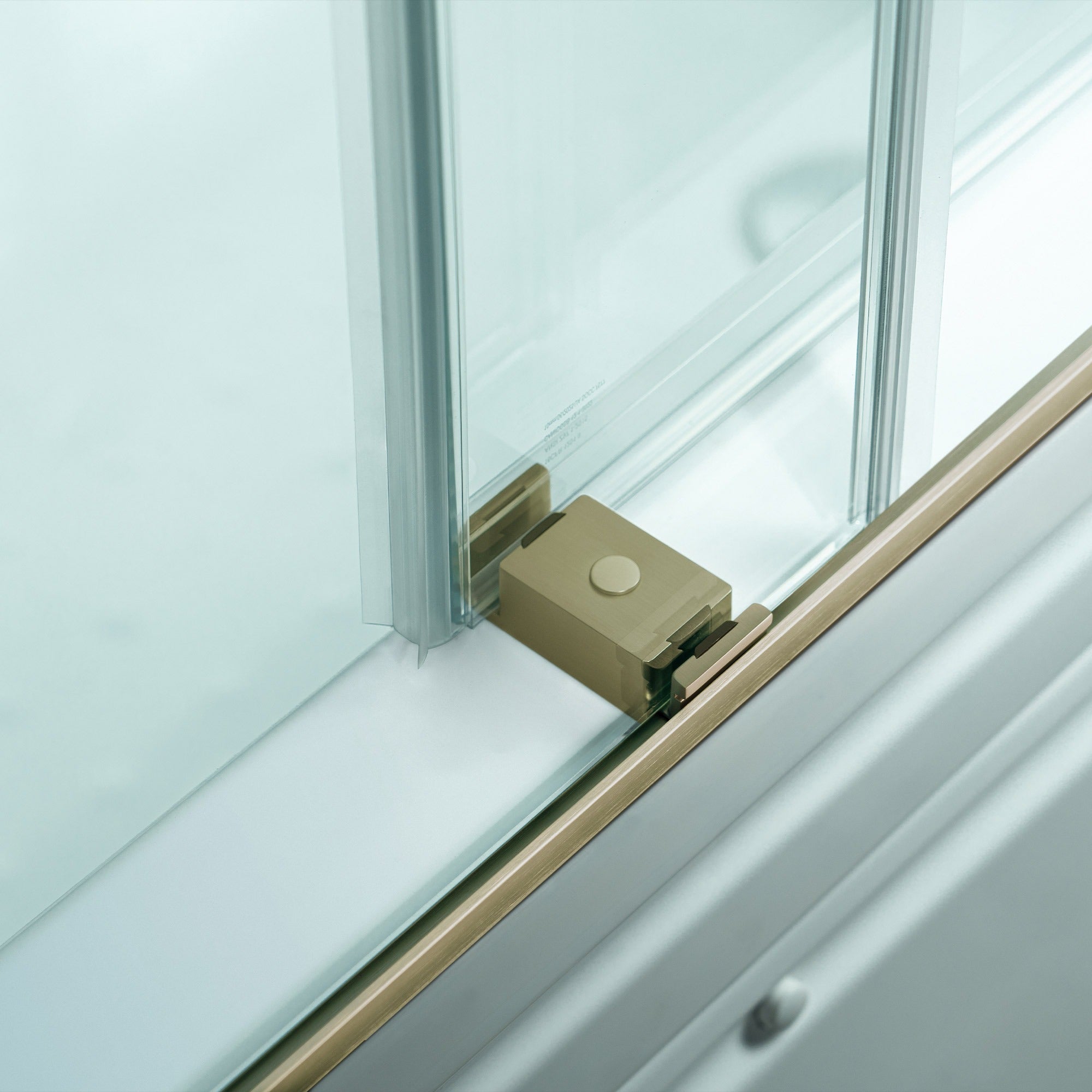 WOODBRIDGE Frameless Double Sliding Tub Door with Soft Close System, 57.5-60" Width x 62"Height with 3/8"(10mm) Clear Tempered Glass, REFT-6062