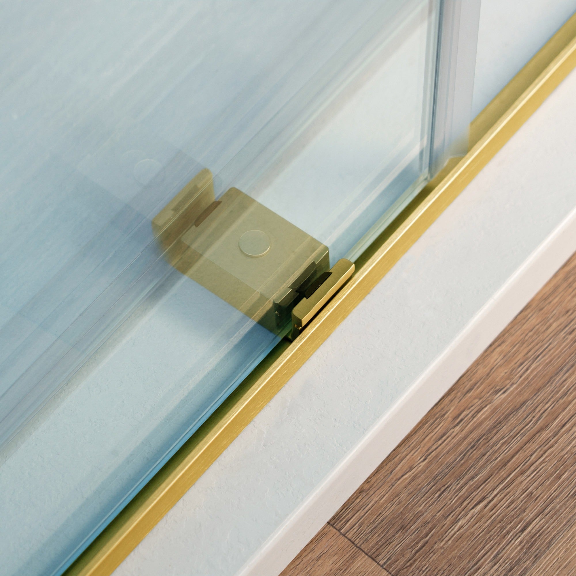 WOODBRIDGE Frameless Double Sliding Shower Door with Soft Close System, 57.5-60" Width x 80"Height with 3/8"(10mm) Clear Tempered Glass,REFT-6080