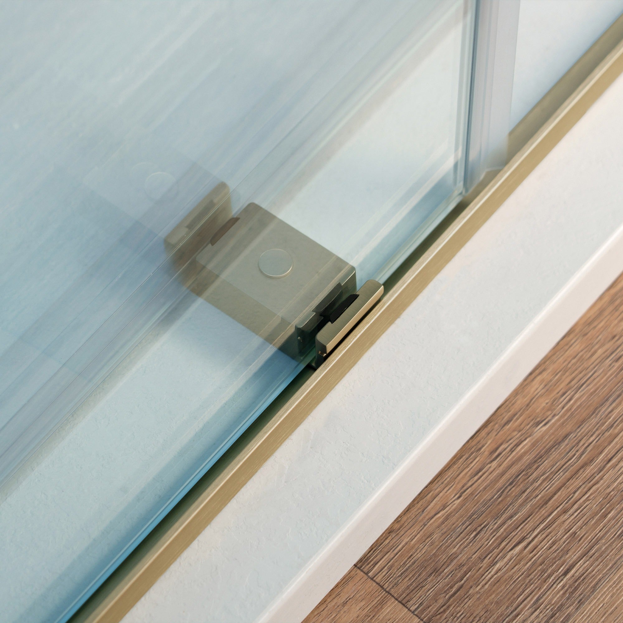 WOODBRIDGE Frameless Double Sliding Shower Door with Soft Close System, 57.5-60" Width x 80"Height with 3/8"(10mm) Clear Tempered Glass,REFT-6080