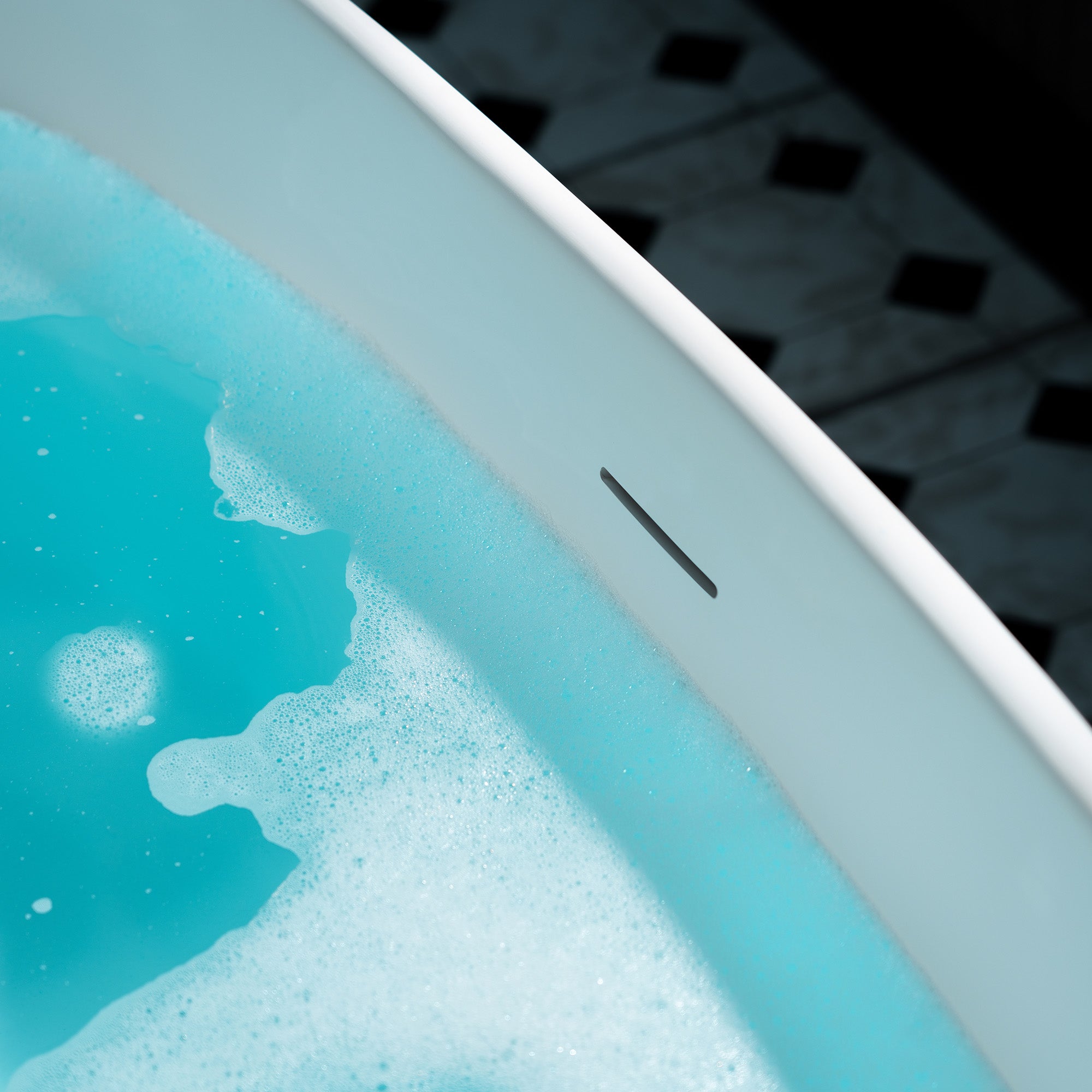 WOODBRIDGE EST0606 59" x 33-1/2" Solid Surface Stone Resin Freestanding Bathtub – Matte White