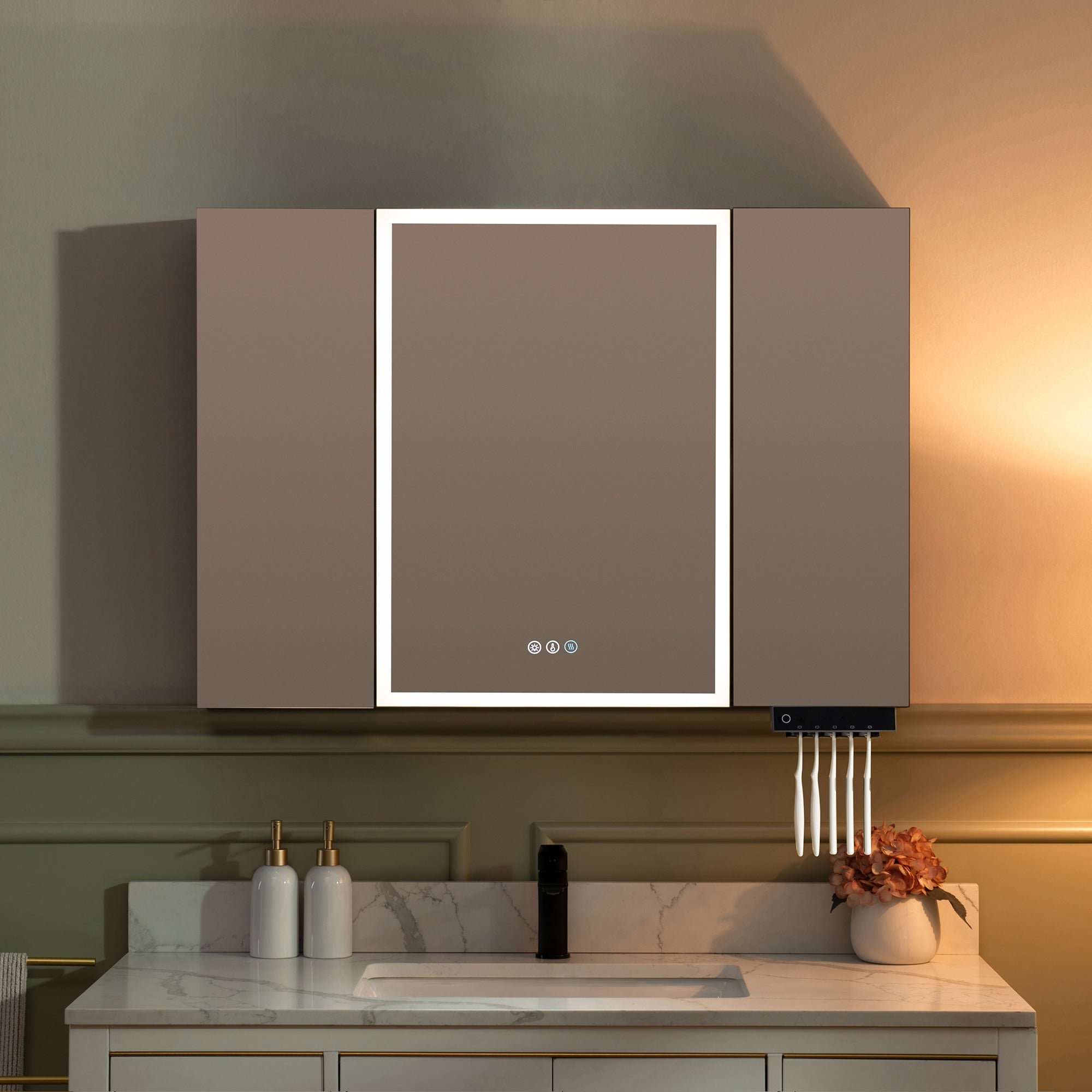 WOODBRIDGE Modern Smart Storage Medicine Cabinet