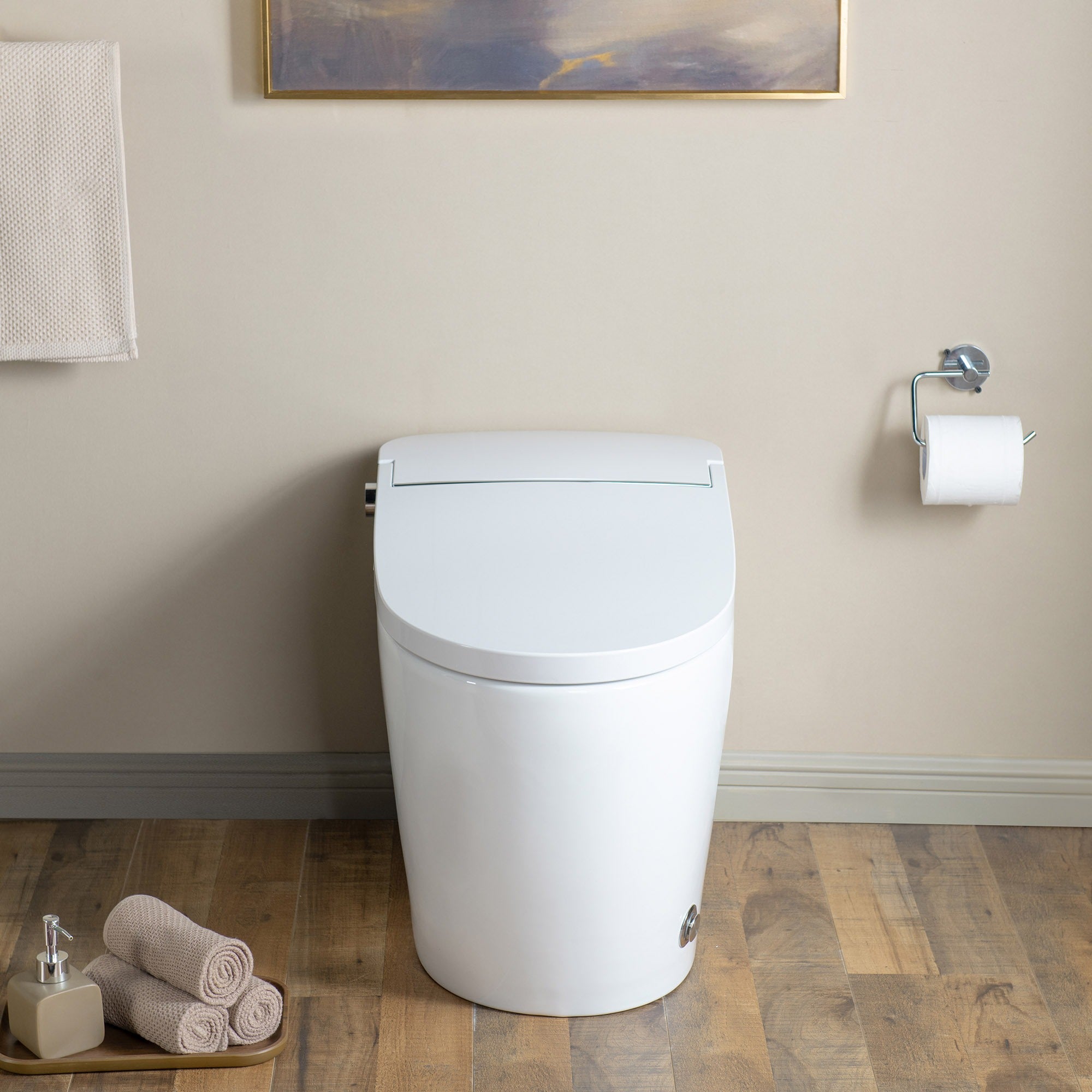 WOODBRIDGE GT075 Smart Toilet with Auto Flush, Foot Sensor & Heated Seat
