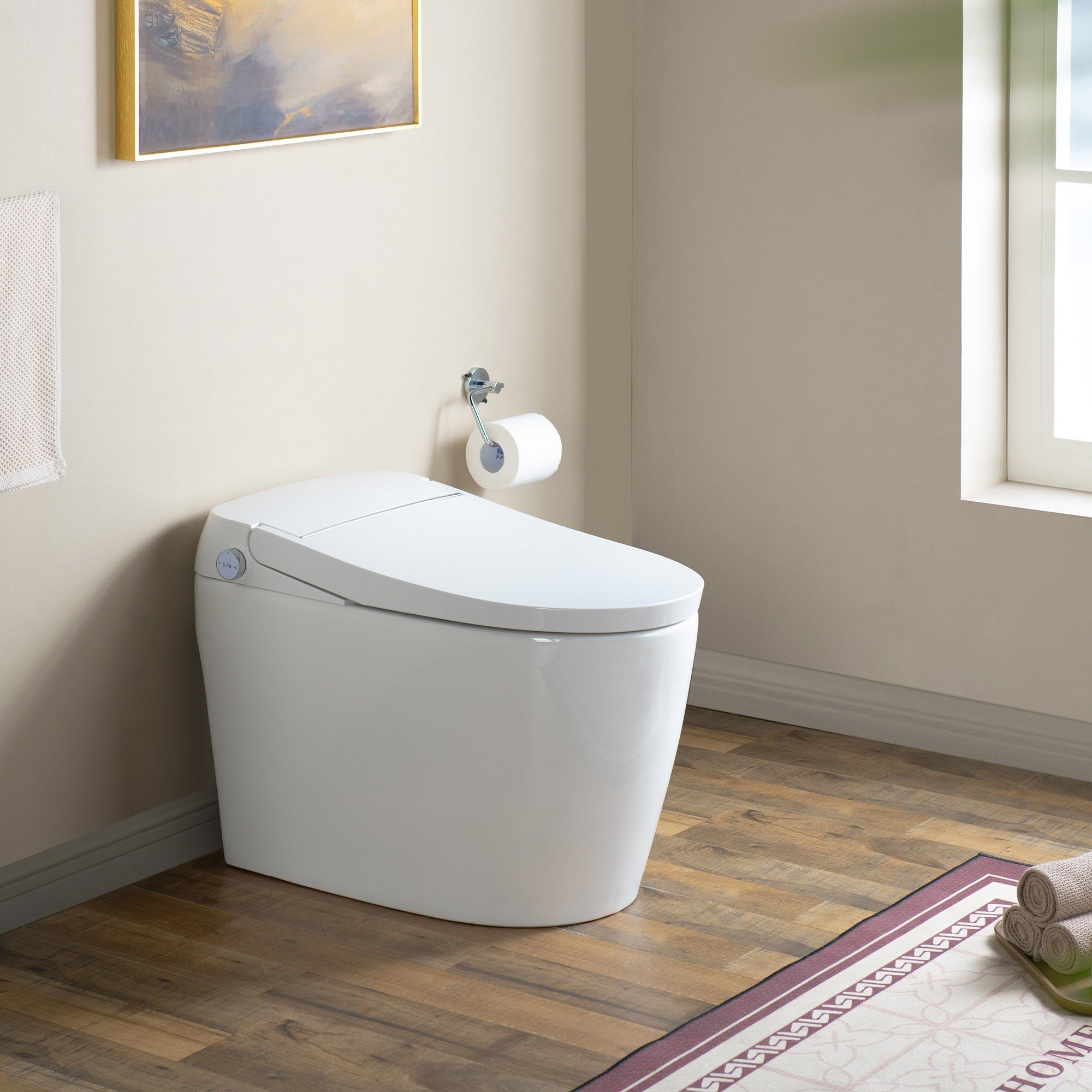 WOODBRIDGE GT075 Smart Toilet with Auto Flush, Foot Sensor & Heated Seat