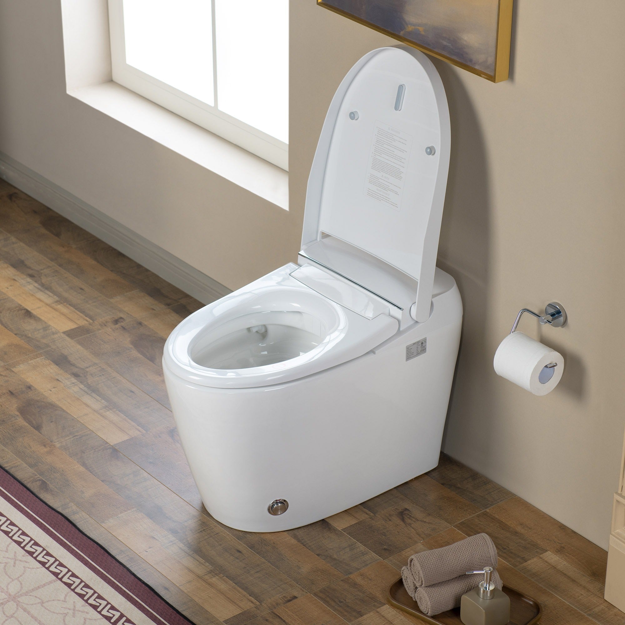 WOODBRIDGE GT075 Smart Toilet with Auto Flush, Foot Sensor & Heated Seat