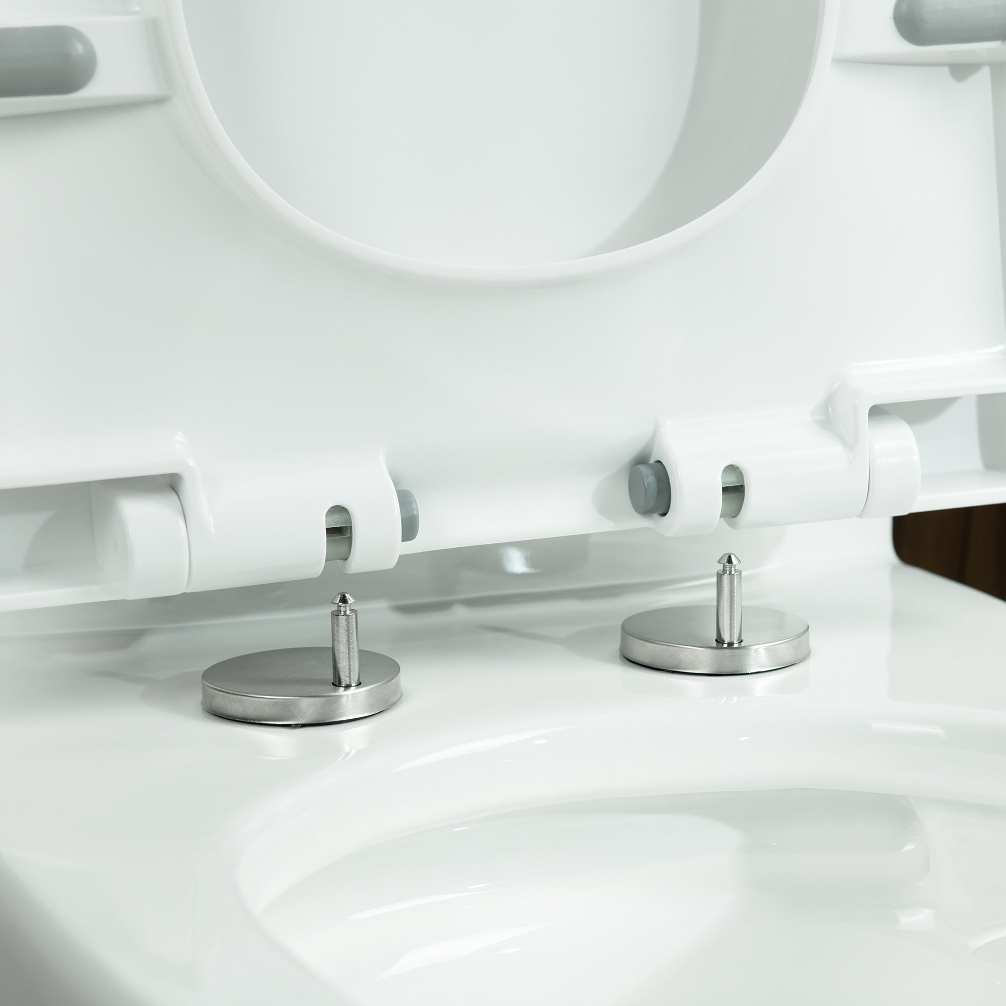 WOODBRIDGE WT001 ADA Round One-Piece Toilet – 1000g MaP Dual Flush