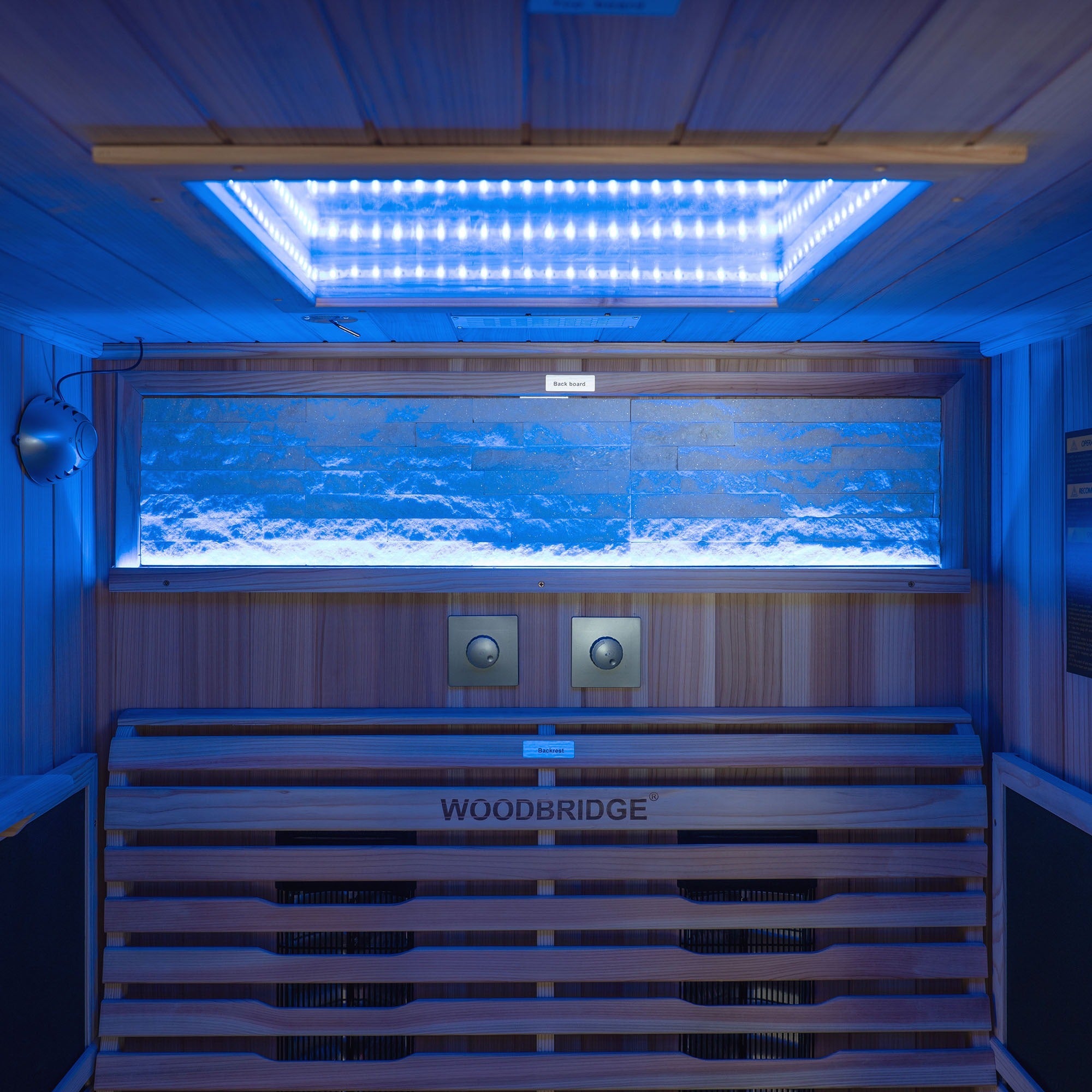 2-Person Indoor FAR Infrared  Black Sauna Crafted from Japanese Douglas Fir with Red Light Therapy, PEM-4747-B