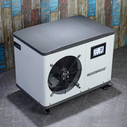 WOODBRIDGE 1.3HP Portable Chiller with Touch Screen Control Panel and Reusable Stainless Steel Filter, White, WIFI-enabled & remote control via APP, WWI6000