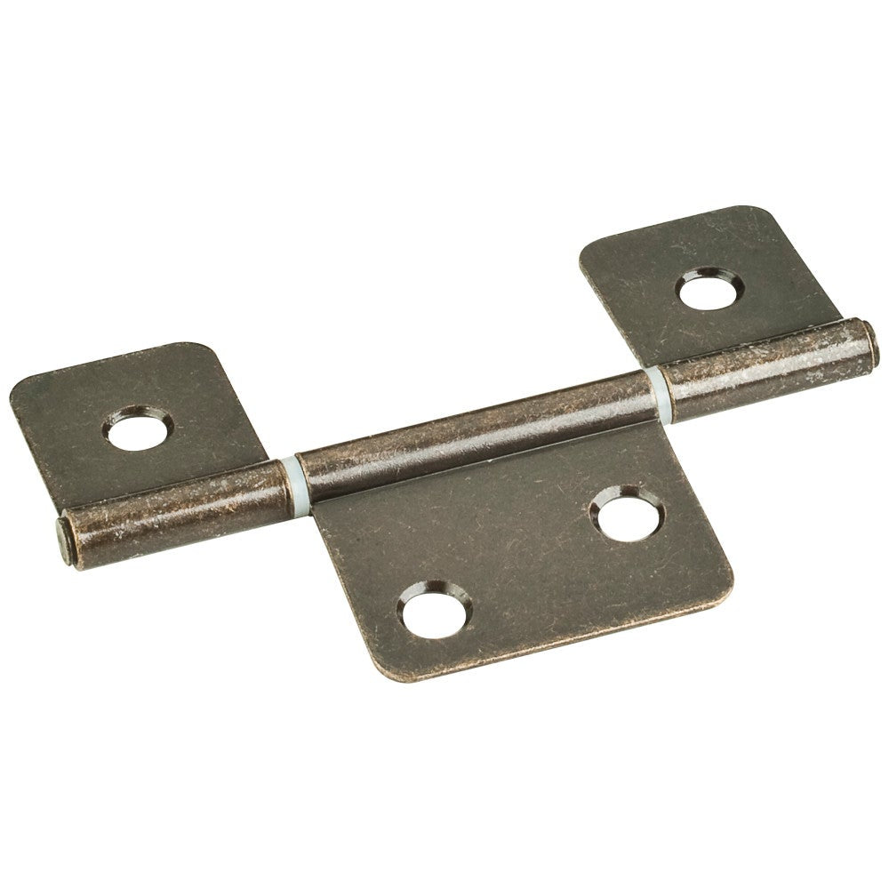 Hardware Resources 3-1/2" Fixed Pin Swaged Three Leaf Hinge