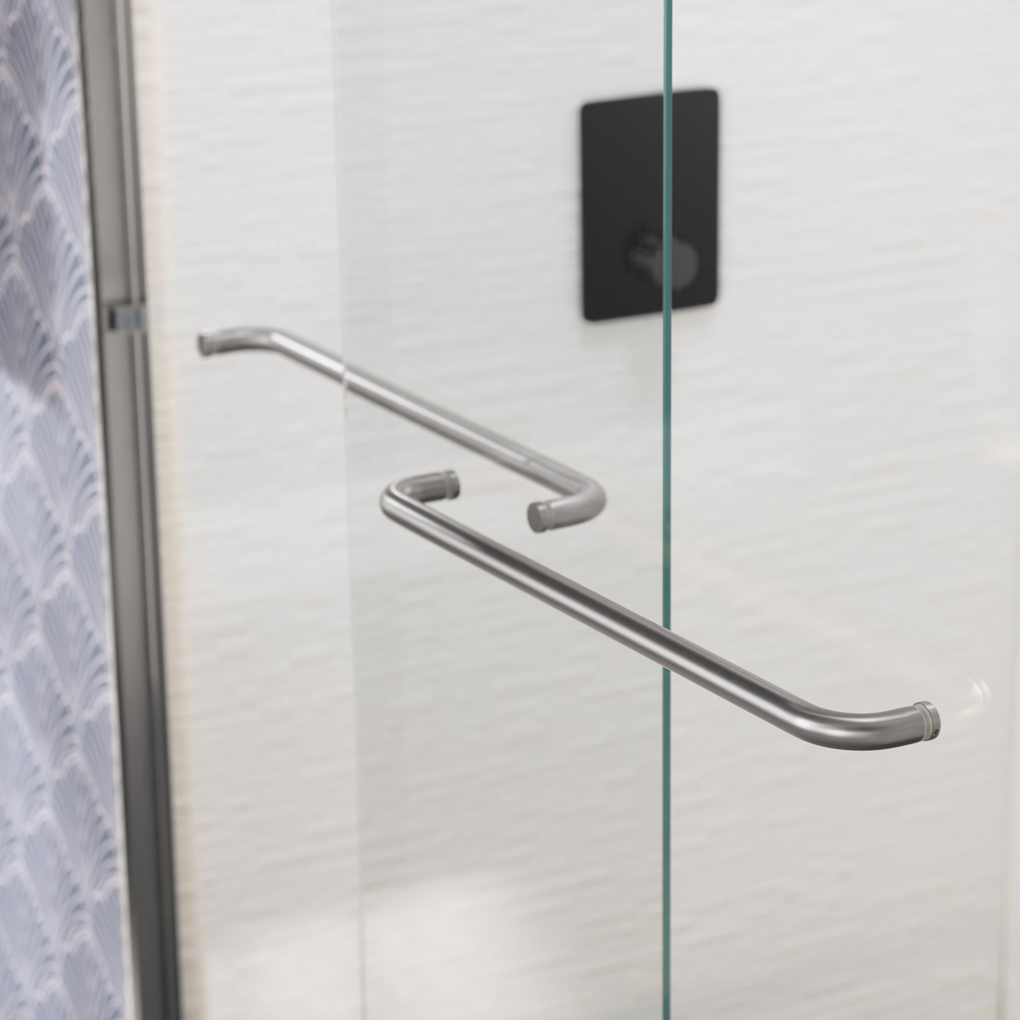 WOODBRIDGE Double Sliding Tub Door 56-60" Width x 60"Height with 1/4"(6mm) Clear Tempered Glass