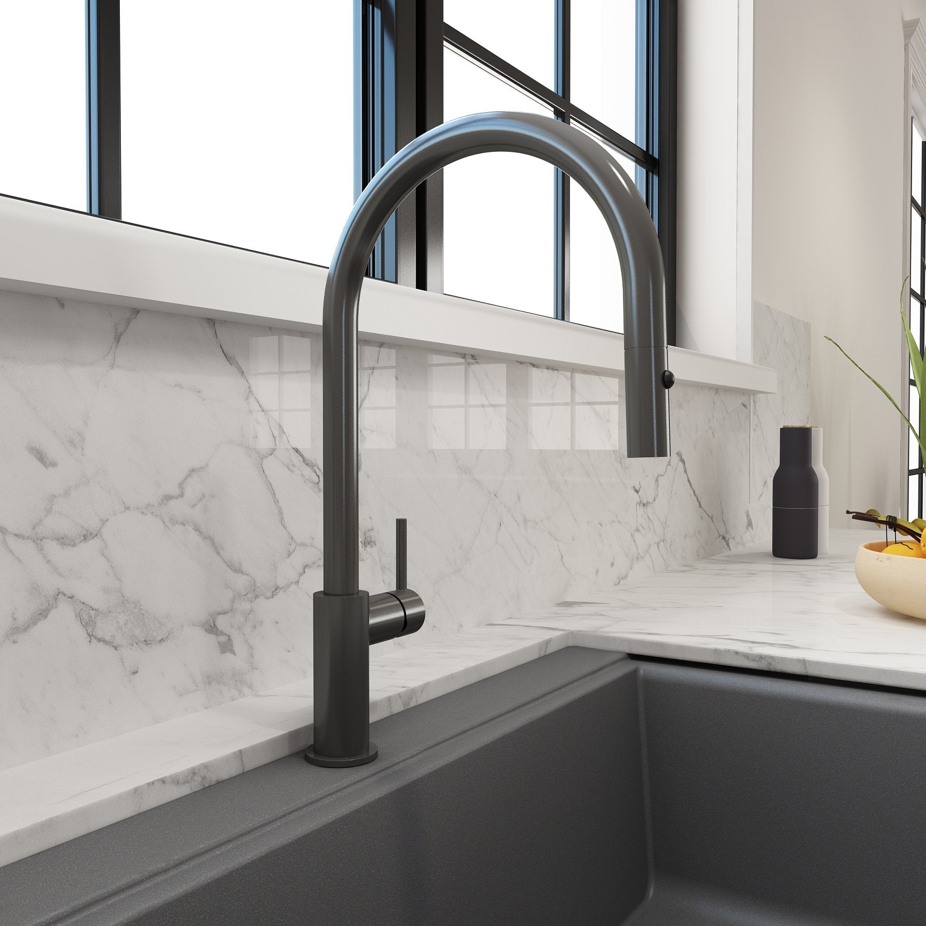 Baveno Duo Pull-Down Kitchen Faucet 2028 0001