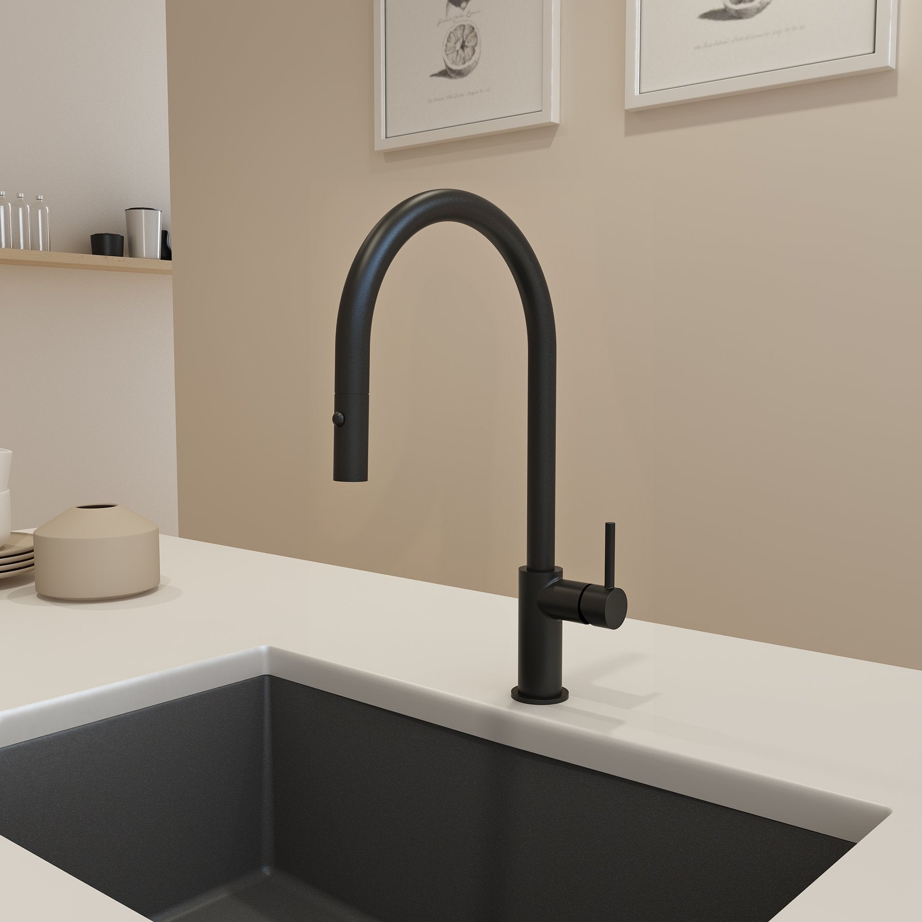 Baveno Duo Pull-Down Kitchen Faucet 2028 0001