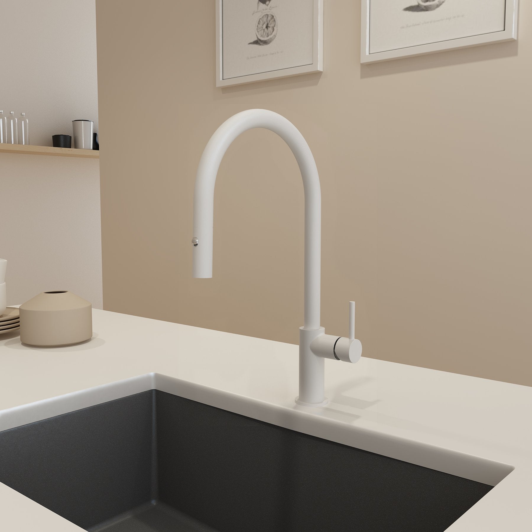 Baveno Duo Pull-Down Kitchen Faucet 2028 0001
