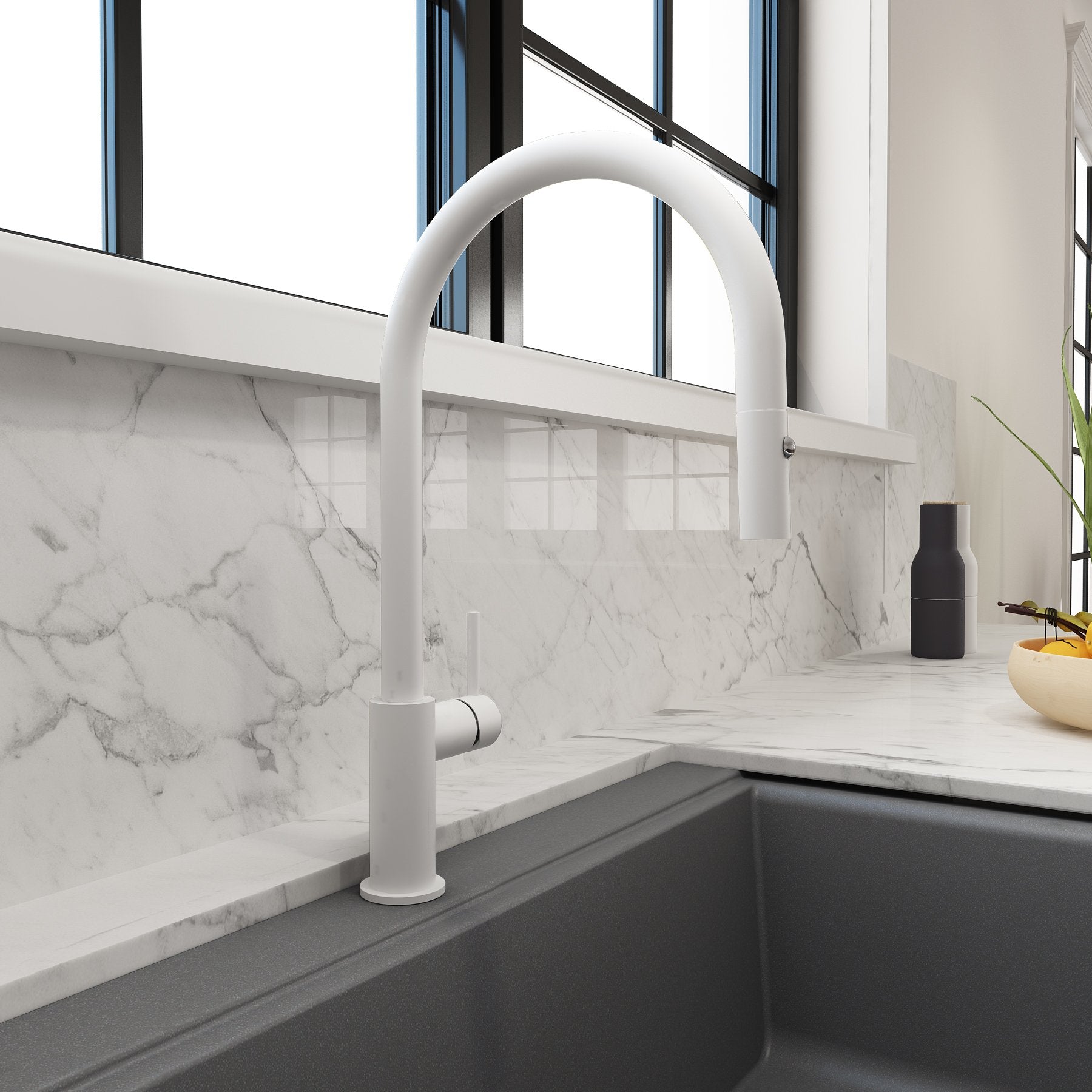 Baveno Duo Pull-Down Kitchen Faucet 2028 0001