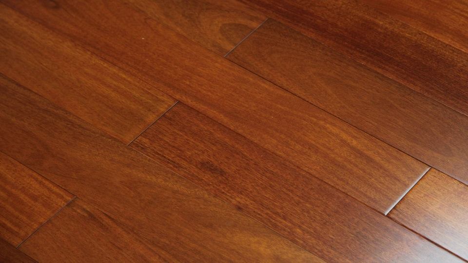 Santos Mahogany Natural Solid Wood Flooring