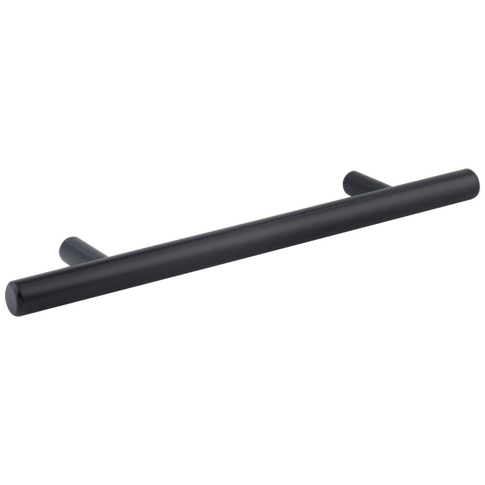 Hardware Resources 96 mm Center-to-Center Hollow Matte Black Stainless Steel Naples Cabinet Bar Pull